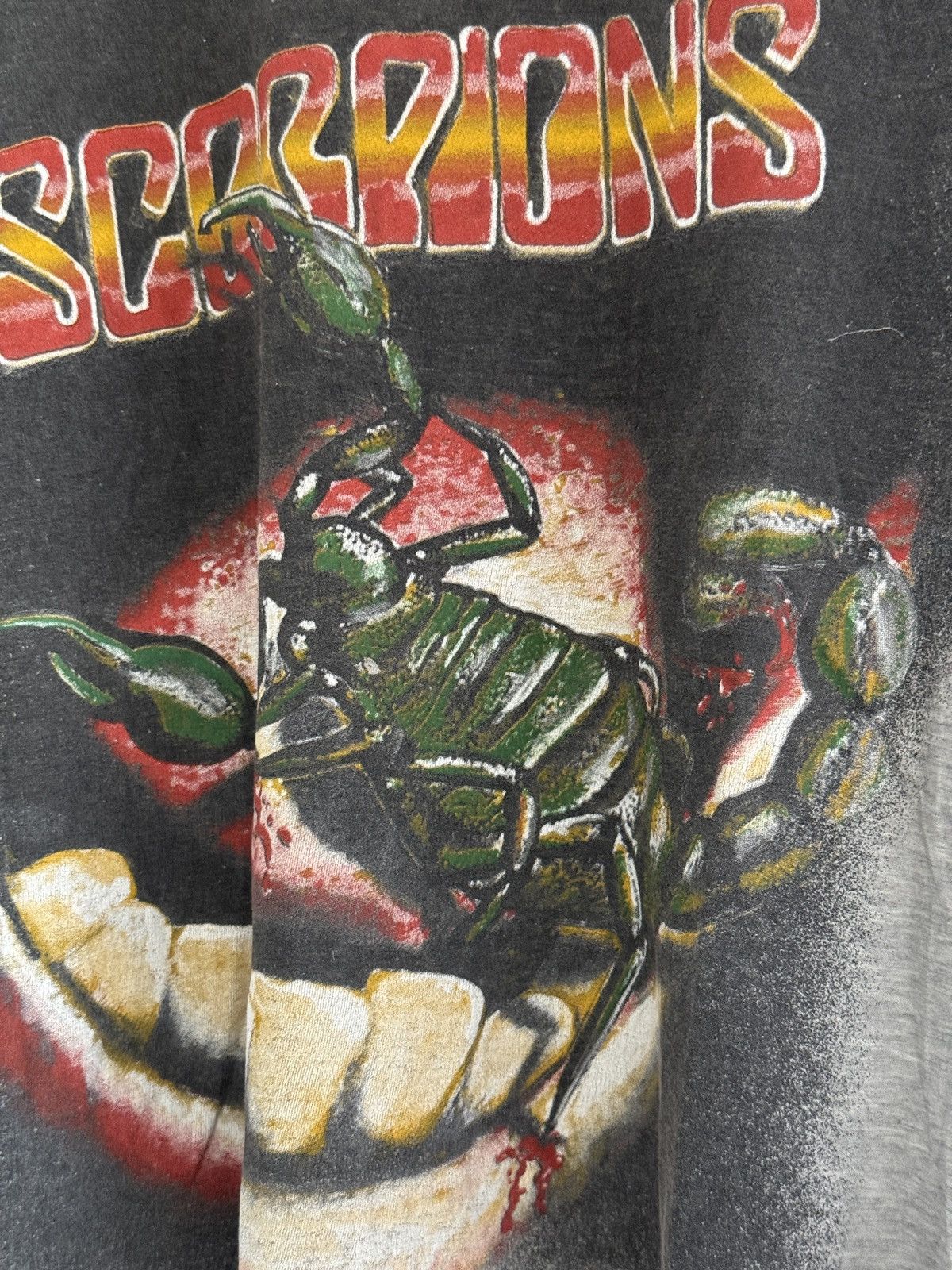 Band Tees *RARE* 1993 90s VINTAGE SCORPIONS FACE THE HEAT BIG MOUTH Size US XL / EU 56 / 4 - 3 Thumbnail