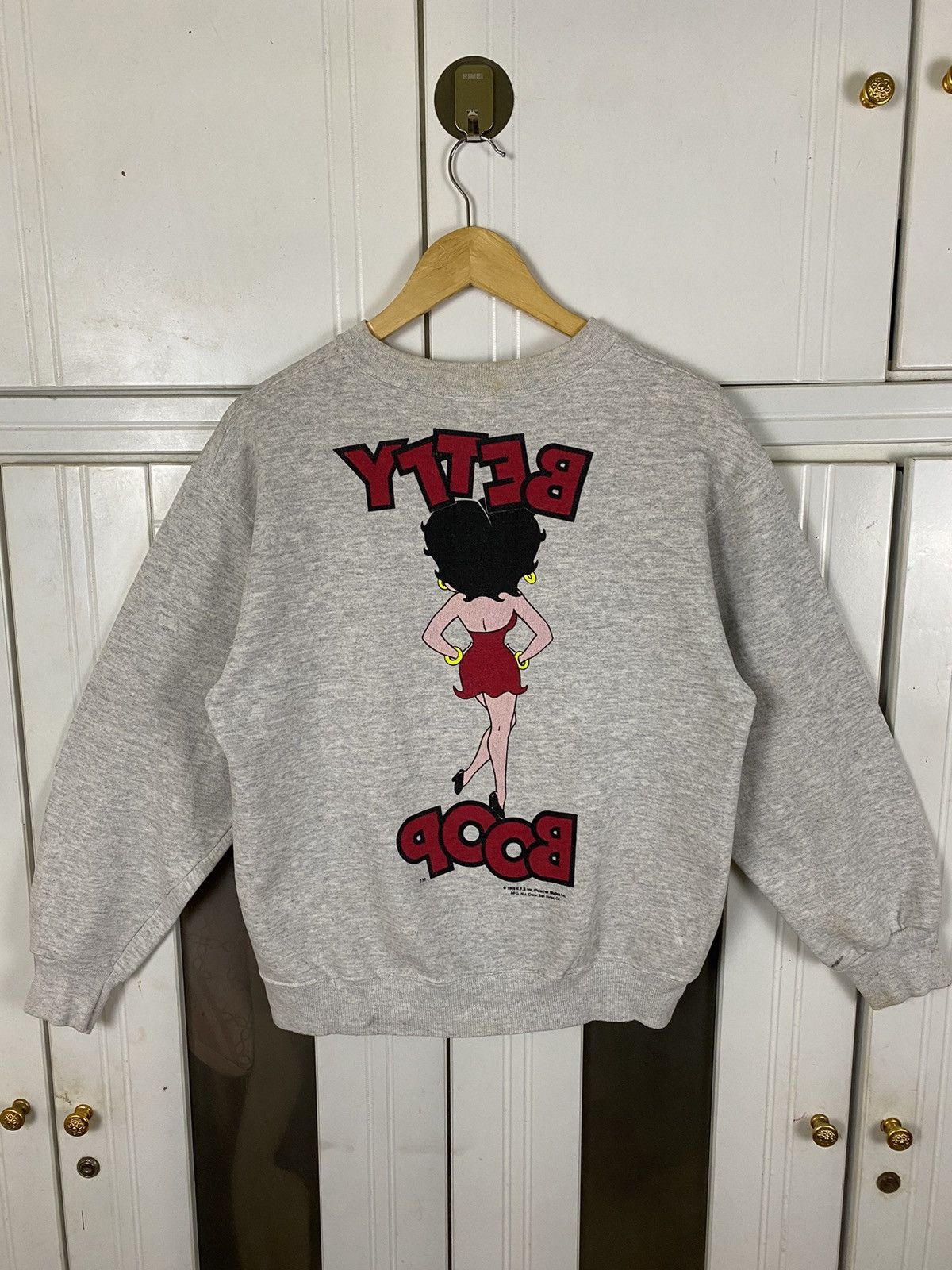 Cartoon Network × Vintage Vintage 80s Betty Boop Sweatshirt Size US S / EU 44-46 / 1 - 5 Thumbnail