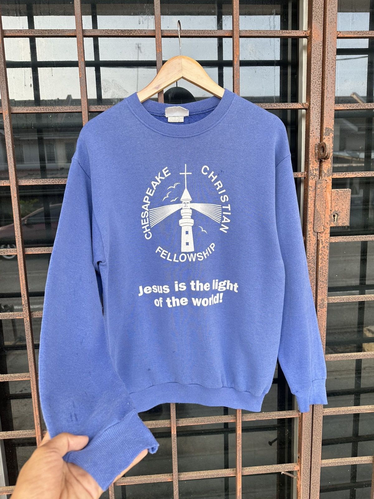 Vintage Sun Faded Lee Jesus Tee ERD Style Crewneck Size US M / EU 48-50 / 2 - 1 Thumbnail