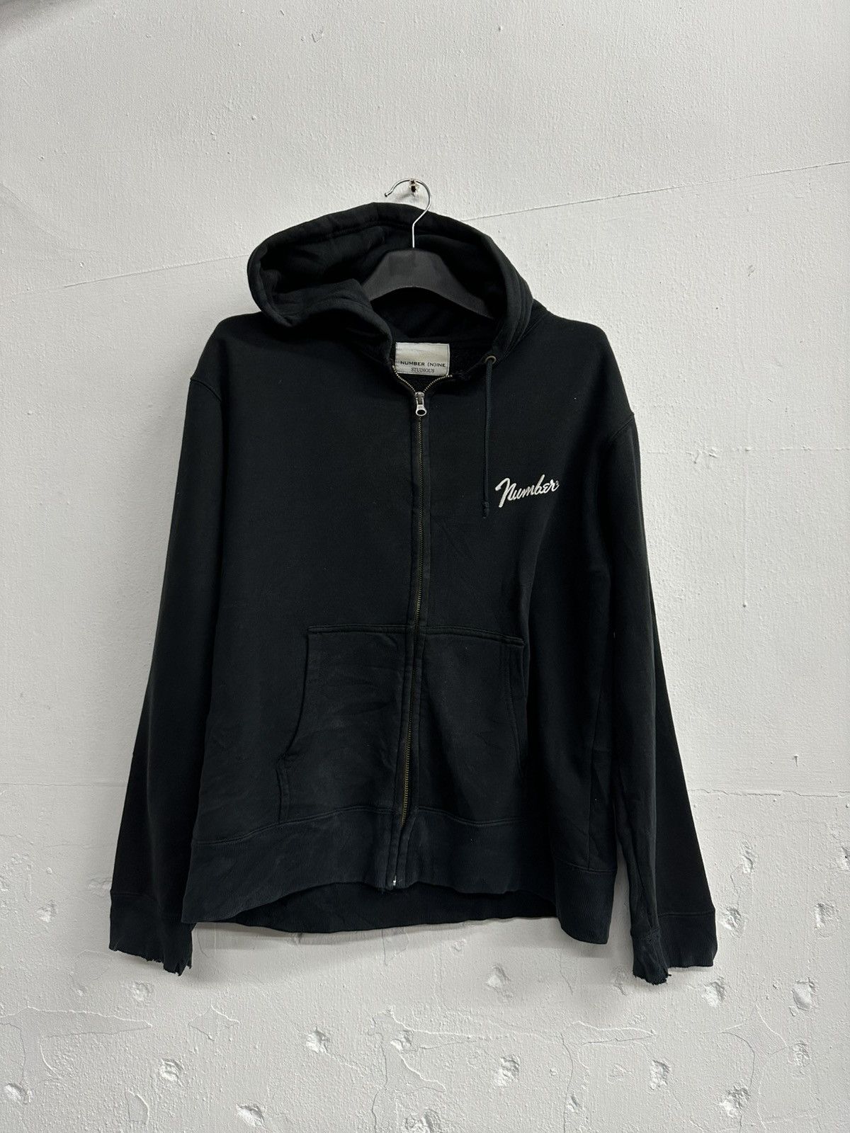 Number (N)ine Distress Number Nine X Takahiro Studious Hoodie Size US M / EU 48-50 / 2 - 2 Thumbnail