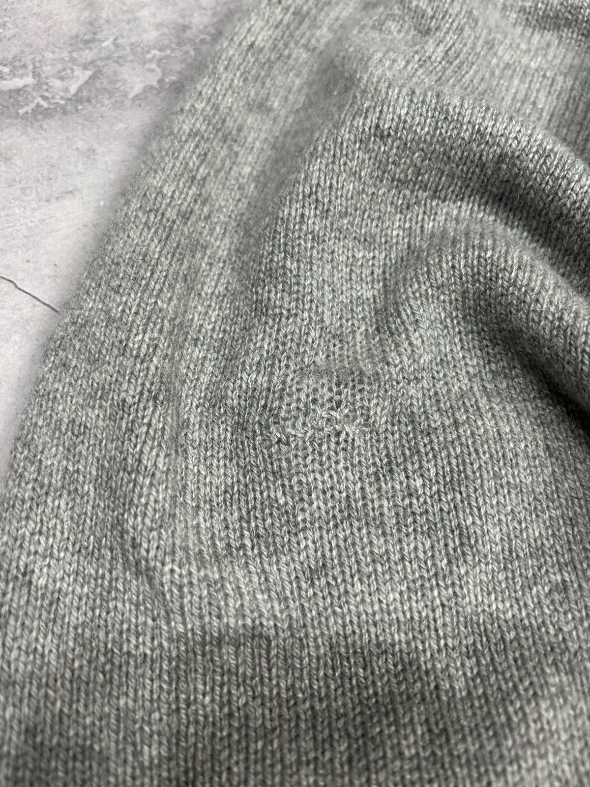 AMI AMI Grey Sweater Merino Cashmere Knit Size US L / EU 52-54 / 3 - 10 Thumbnail