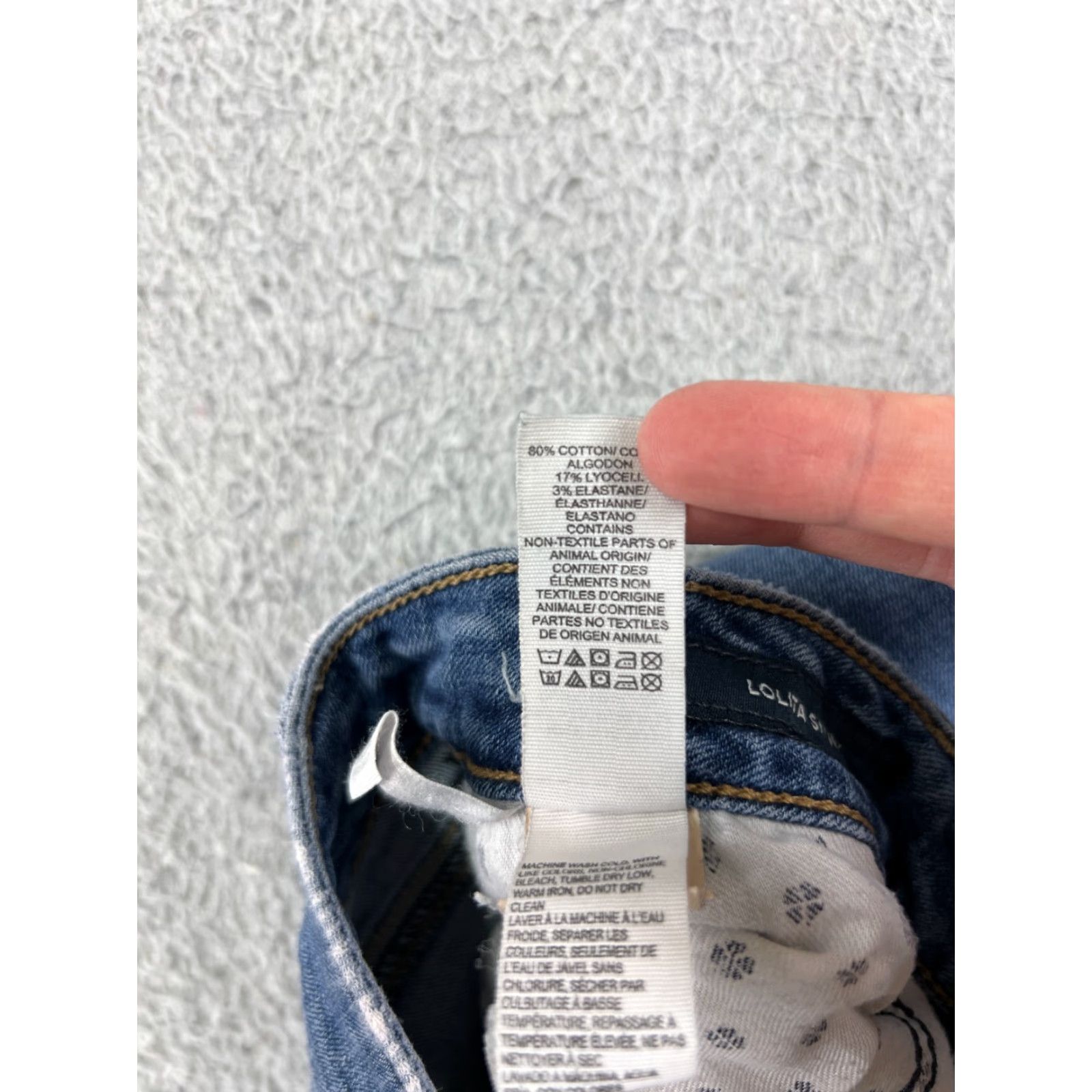 Lucky Brand Lucky Brand Womens Jeans Skinny Tapered Mid Rise Blue Denim Pants Size 6 Size 28" / US 6 / IT 42 - 4 Thumbnail