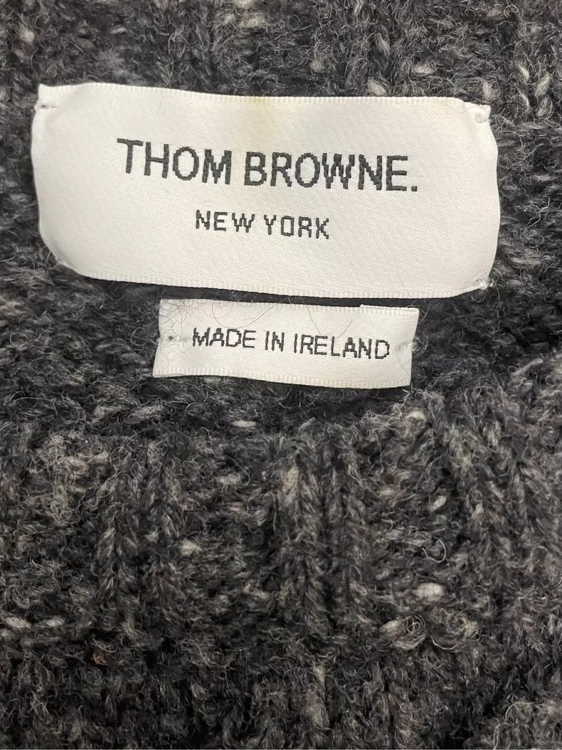 Thom Browne Thom Browne size2 Wool horse hair round neck sweater Size US M / EU 48-50 / 2 - 5 Thumbnail