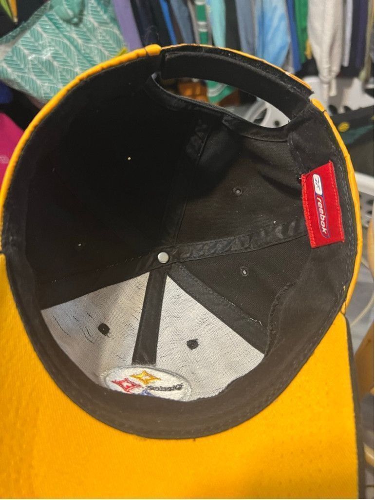 Reebok Unisex Reebok Pittsburgh Steelers Baseball Cap Hat Size ONE SIZE - 5 Thumbnail