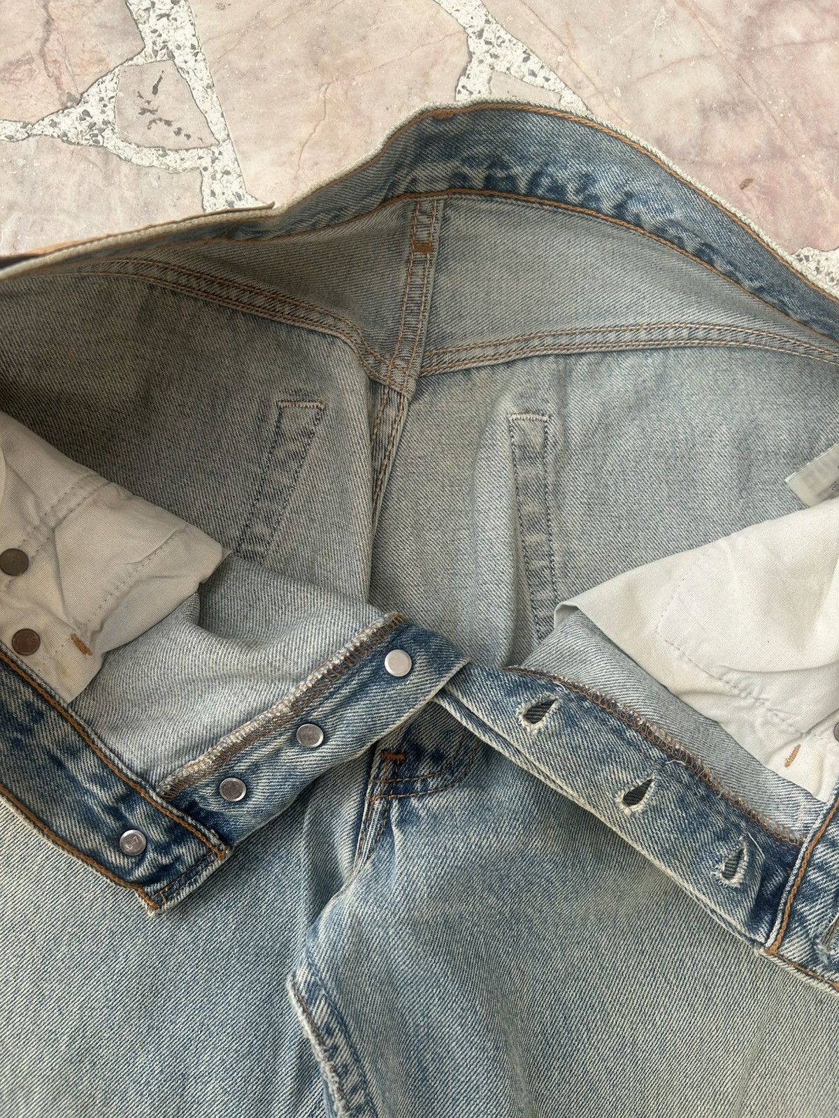 Levi's Levis 501 Vintage Short Pants Ripped Size US 33 - 6 Thumbnail