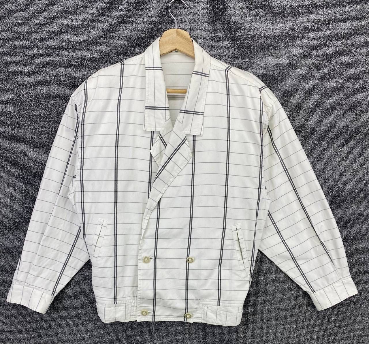 Pierre Balmain Vintage Pierre Balmain Overstriped Rare Coat Jacket Size US M / EU 48-50 / 2 - 1 Thumbnail