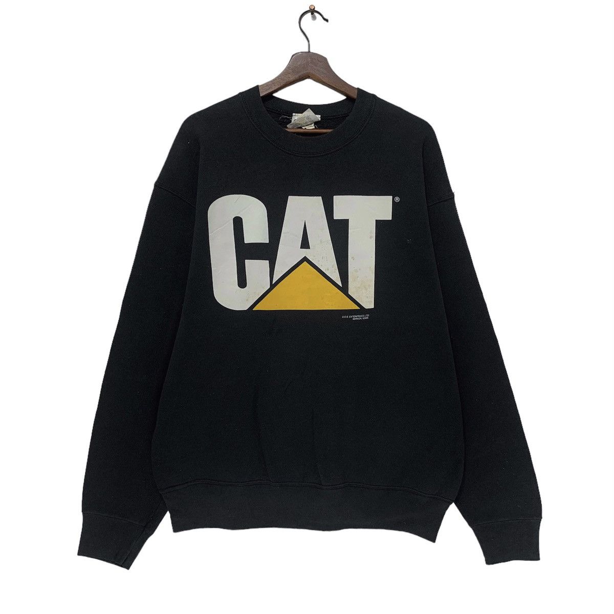 Vintage Vintage 90s CAT SOS ENTERPRISE Racing Sweatshirt Size US L / EU 52-54 / 3 - 1 Thumbnail