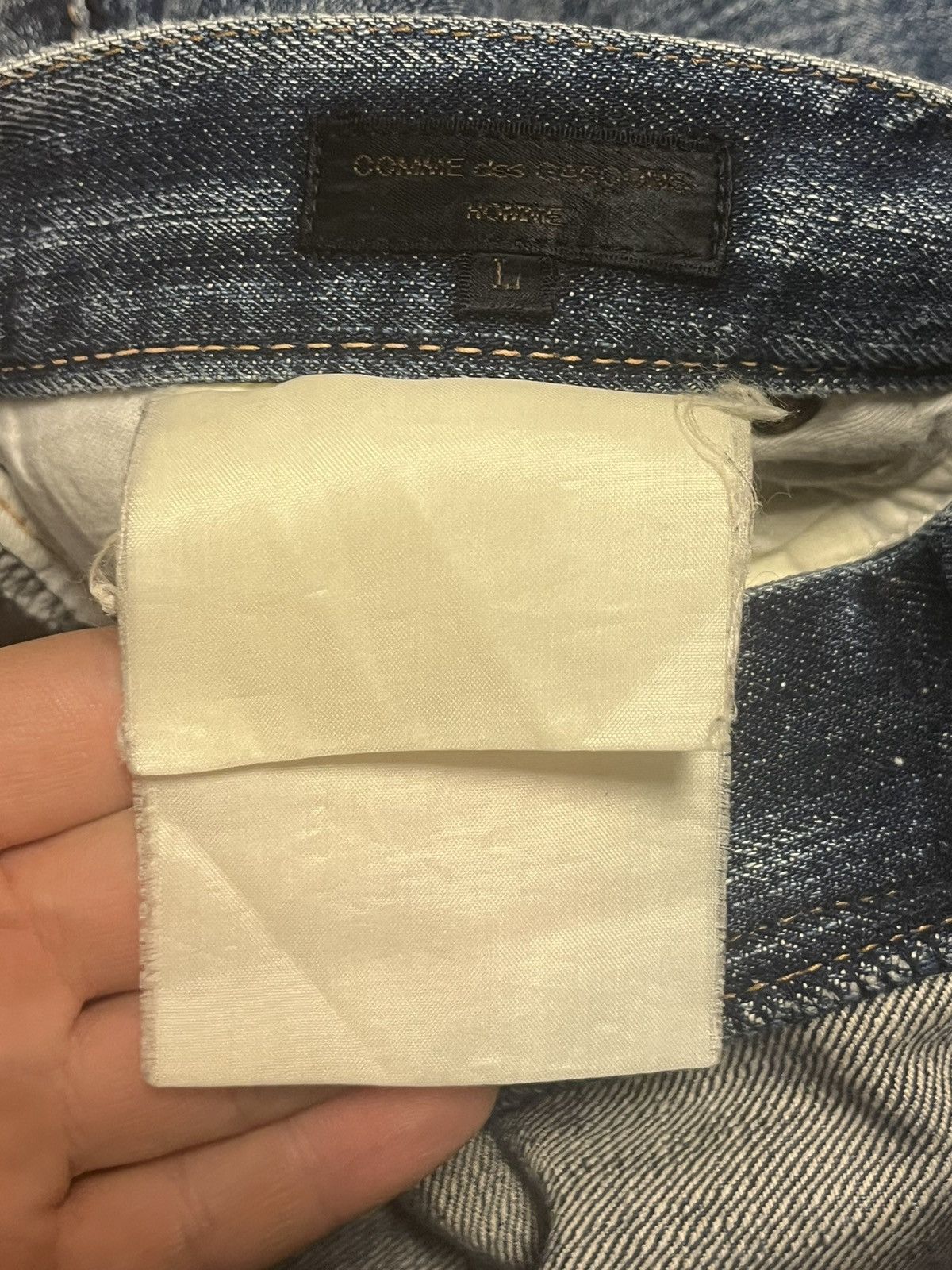 Comme des Garcons QUICK SALE‼️AD2003 COMME des GARÇONS Homme washedJeans Size US 31 - 10 Thumbnail