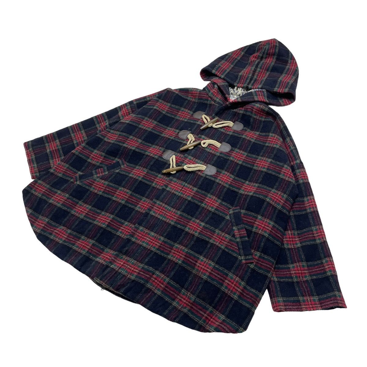 Issey Miyake 🔥Ne-Net Issey MIyake Duffle Checked Baggy Hoody Jacket Size US XL / EU 56 / 4 - 4 Thumbnail