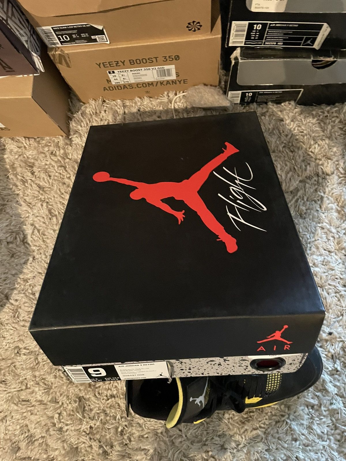 Jordan Brand Jordan 4 Thunder 2012 Size US 9 / EU 42 - 11 Thumbnail
