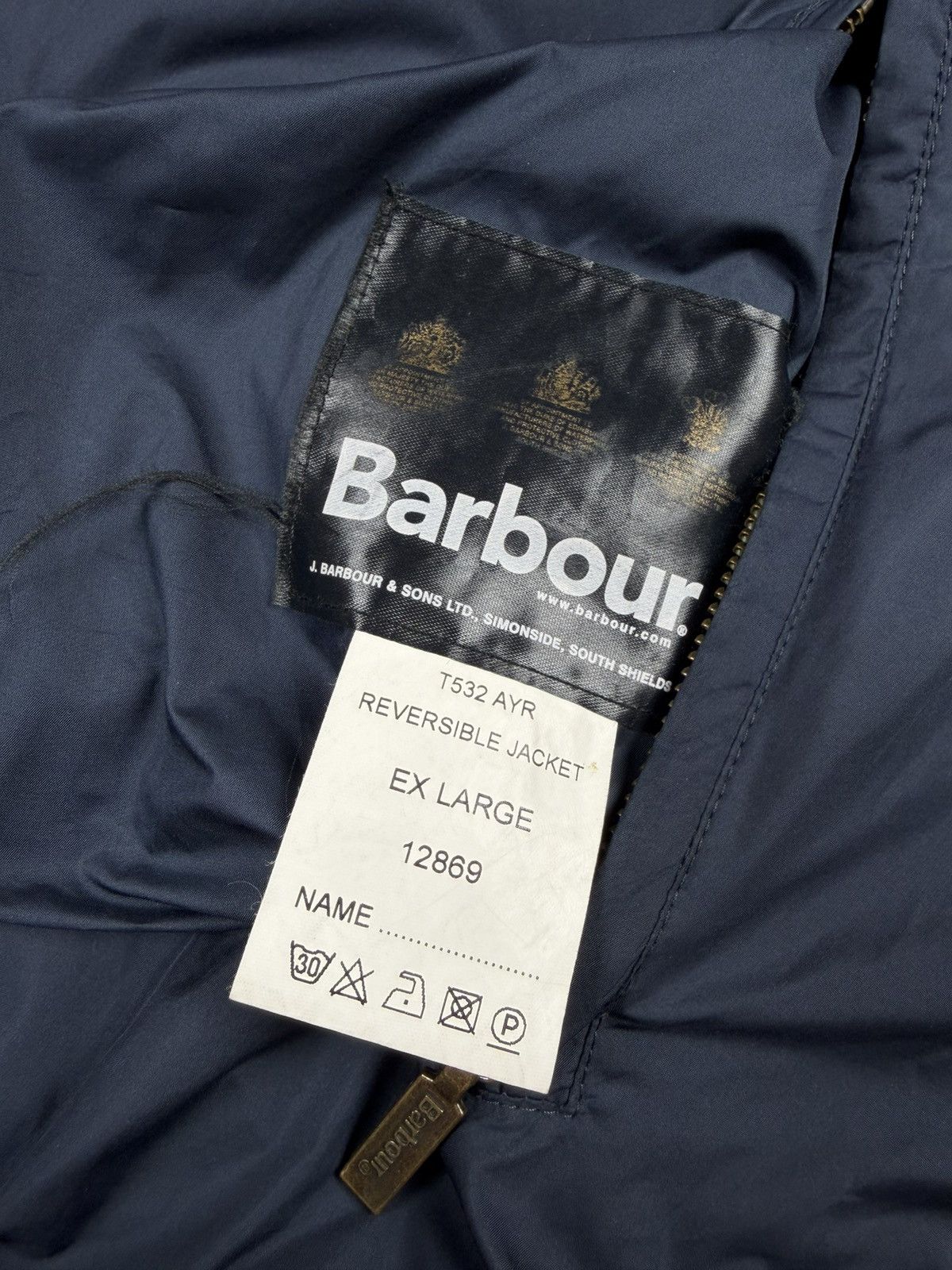Barbour Barbour Men’s Jacket Reversible Plaid Checkered Windbreaker Size US XL / EU 56 / 4 - 9 Thumbnail