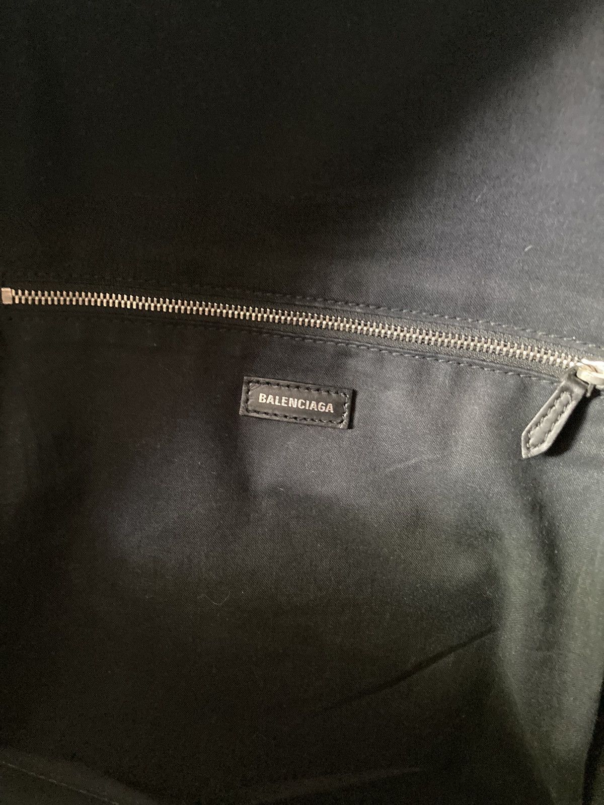 Balenciaga Balenciaga Leather Appliquéd Canvas Backpack Size ONE SIZE - 17 Thumbnail