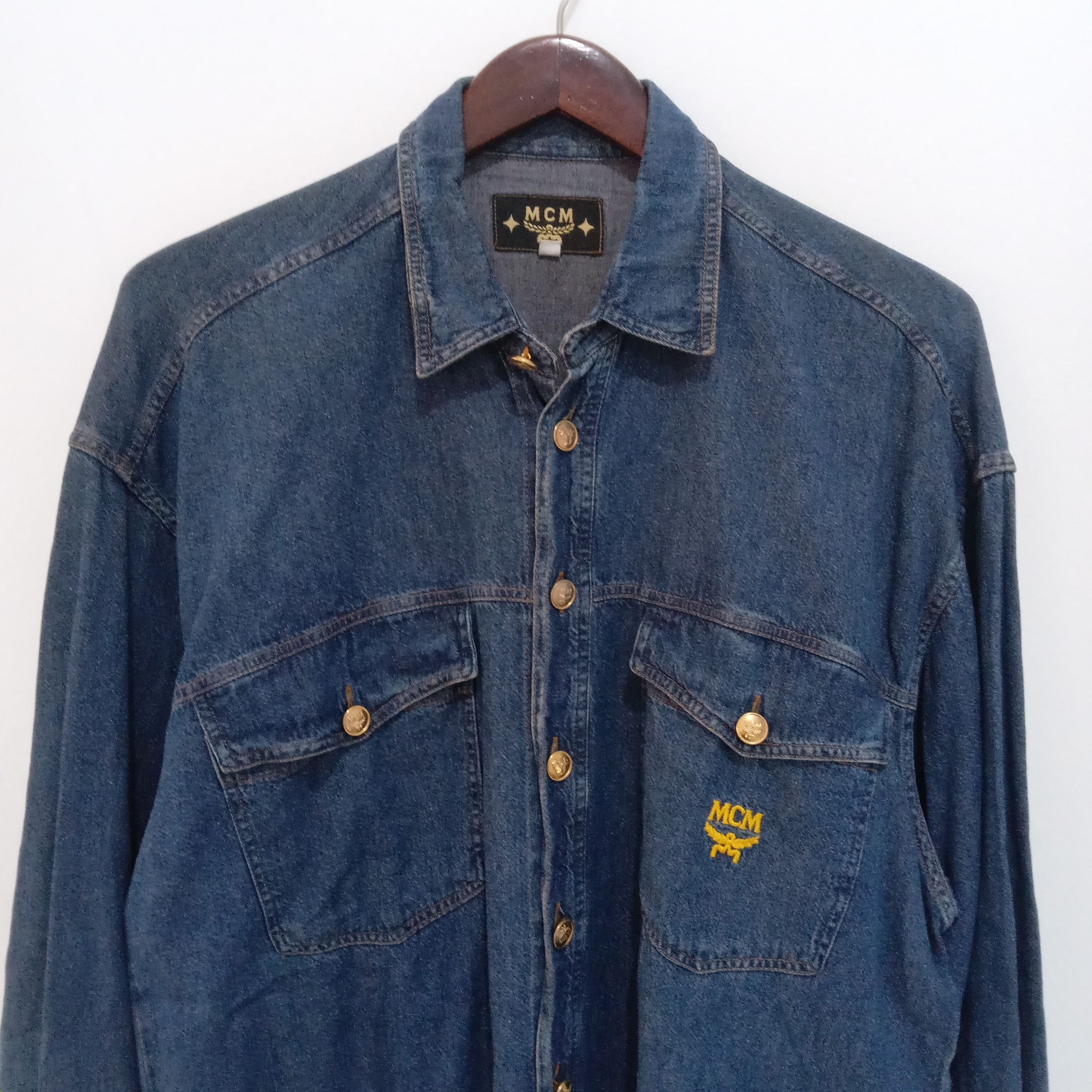 MCM × Vintage Vintage MCM denim shirt Size US L / EU 52-54 / 3 - 5 Thumbnail