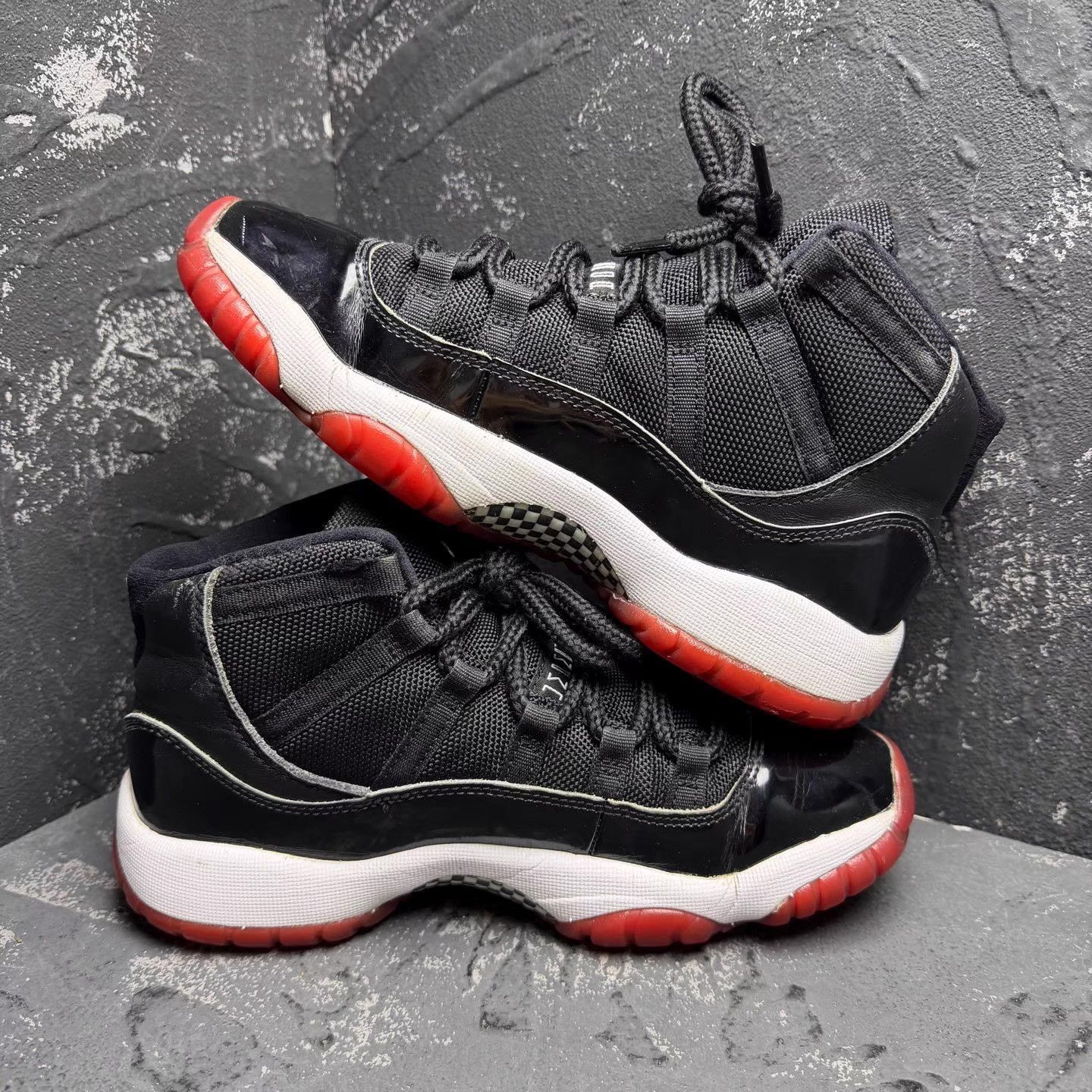 Nike Air Jordan 11 Bred Playoffs Q10 Size US 6.5 / IT 36.5 - 5 Thumbnail
