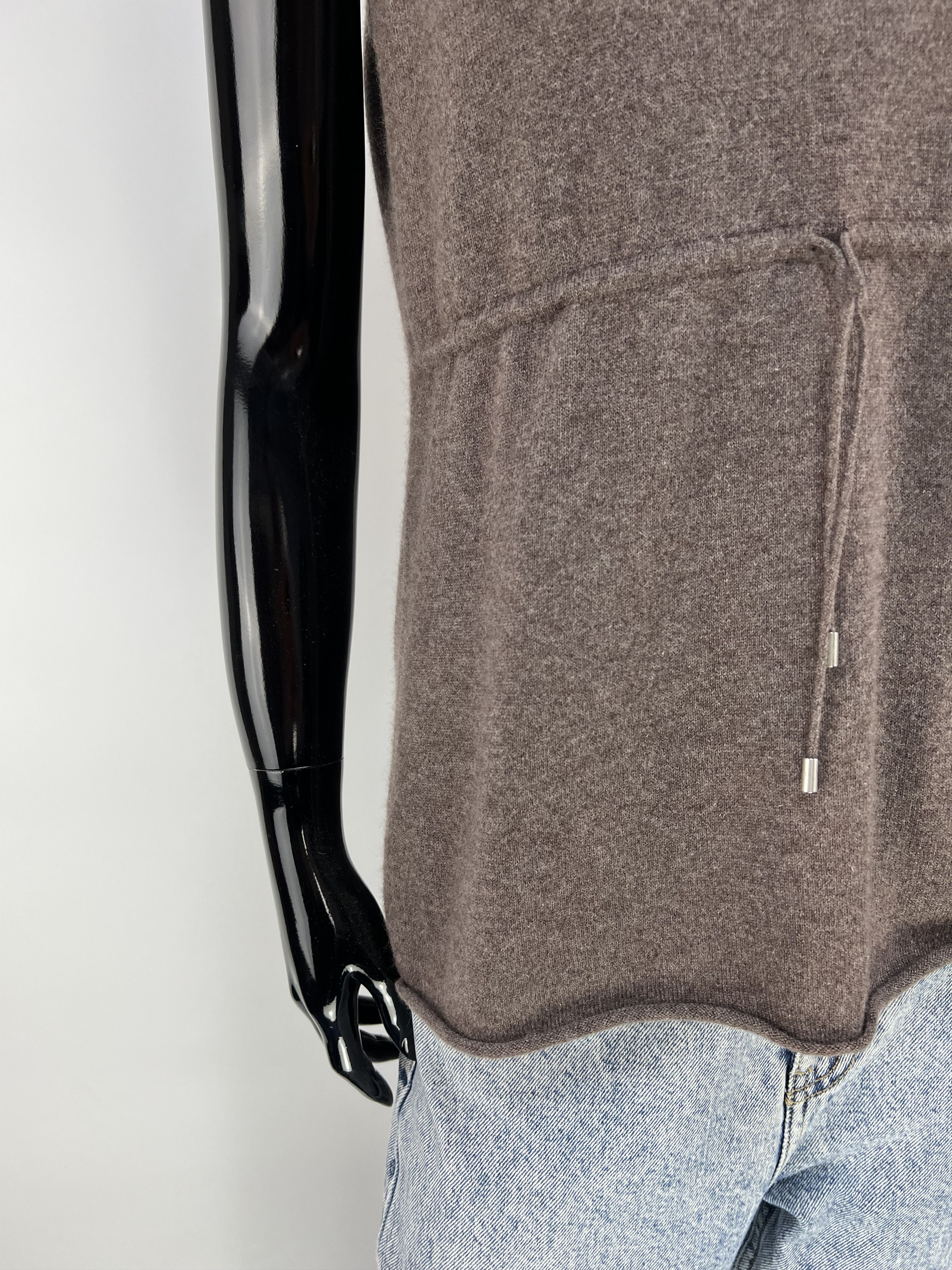 Brunello Cucinelli Brunello Cucinelli Brown 100% Cashmere Tank Top Blouse Size M / US 6-8 / IT 42-44 - 4 Thumbnail