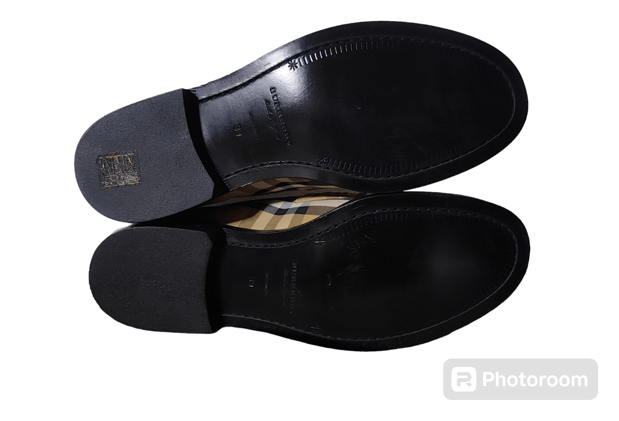 Burberry BURBERRY WOMEN'S BEDMONT CHECK LOAFERS Size US 9 / IT 39 - 6 Thumbnail