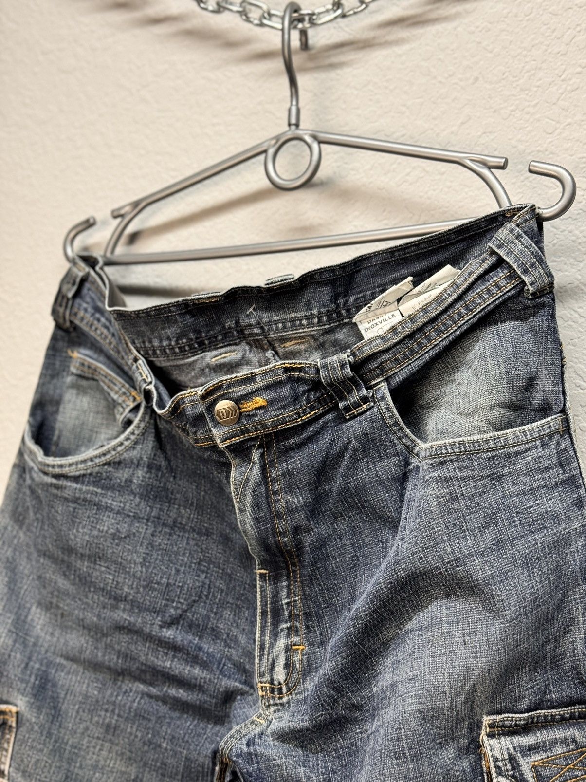 If Six Was Nine × Japanese Brand × Yohji Yamamoto VTG Yohji Yamamoto Junya Watanabe Style Bondage Cargo Pants Size US 32 / EU 48 - 8 Thumbnail