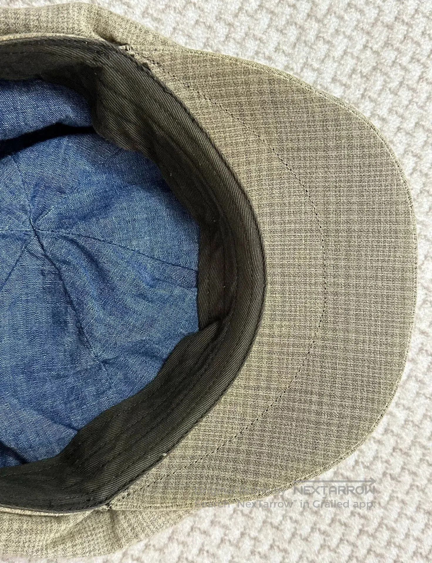 RRL Ralph Lauren RRL 2012 Gray Check Newsboy Cap. Size ONE SIZE - 7 Thumbnail