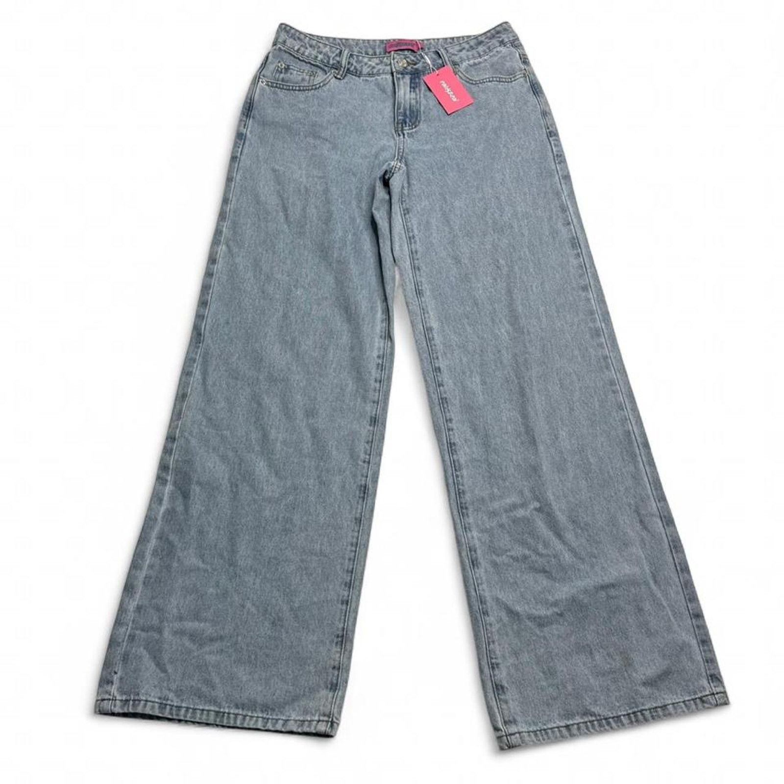 Other Edikted blue wide leg jeans Size S NWT Size 27" / US 4 / IT 40 - 1 Thumbnail