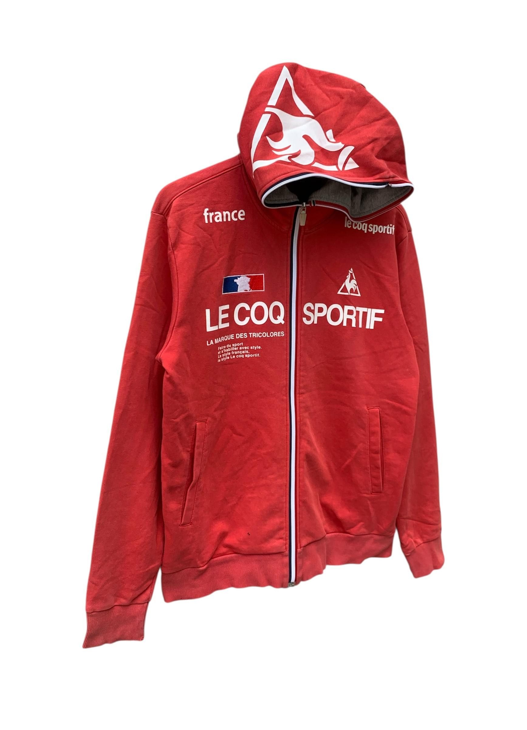 Le Coq Sportif × Vintage Vintage Lecoq Sportif France Hoodie Jacket Size US L / EU 52-54 / 3 - 4 Thumbnail