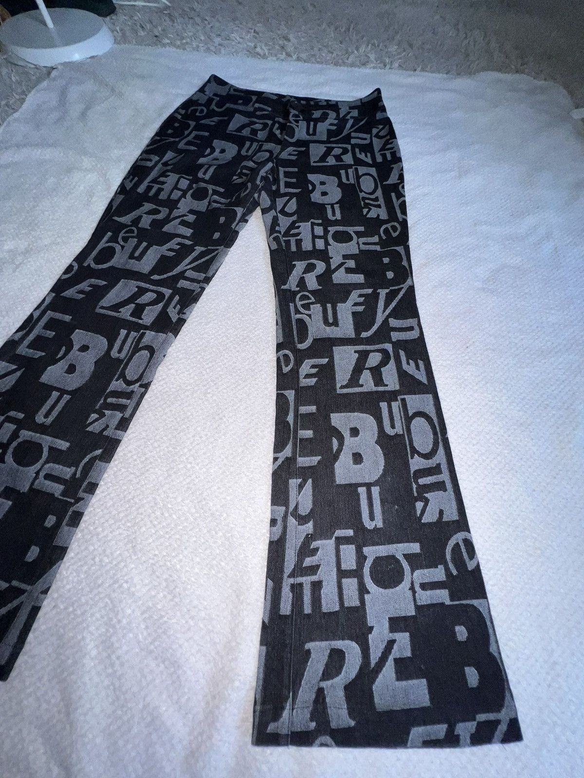 Burberry Archive : vintage BURBERRY monogramed bootcut pants Size 28" / US 6 / IT 42 - 5 Thumbnail