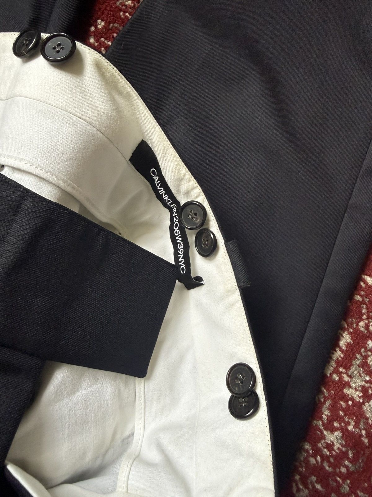 Calvin Klein 205W39NYC Navy sample trousers Size US 27 - 5 Thumbnail