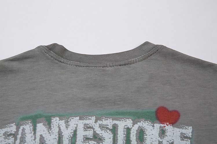 Japanese Brand × Vintage Anime oil painting print loose cotton distressed tee Size US L / EU 52-54 / 3 - 4 Thumbnail
