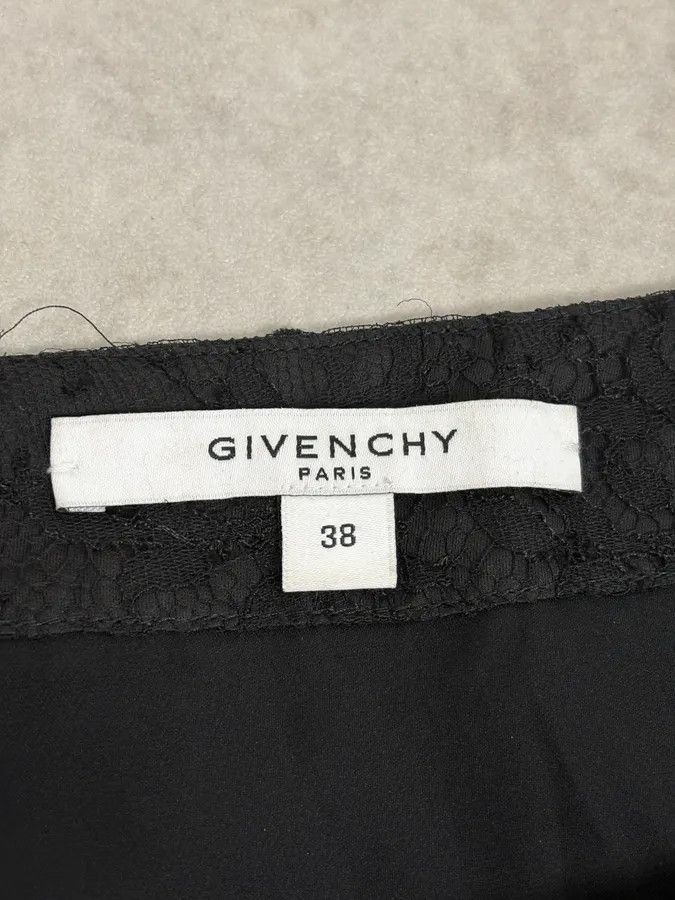 Givenchy Givenchy Black Lace Relief Leopard Effect Skirt Size 26" / US 2 / IT 38 - 10 Thumbnail