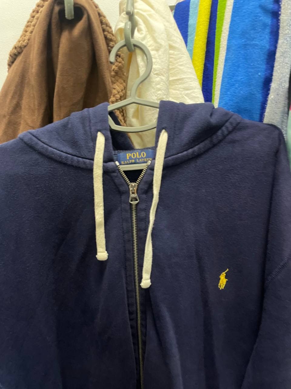 Polo Ralph Lauren × Vintage Vintage polo Ralph Lauren zip hoodie size XXL Logo Size US XXL / EU 58 / 5 - 2 Thumbnail