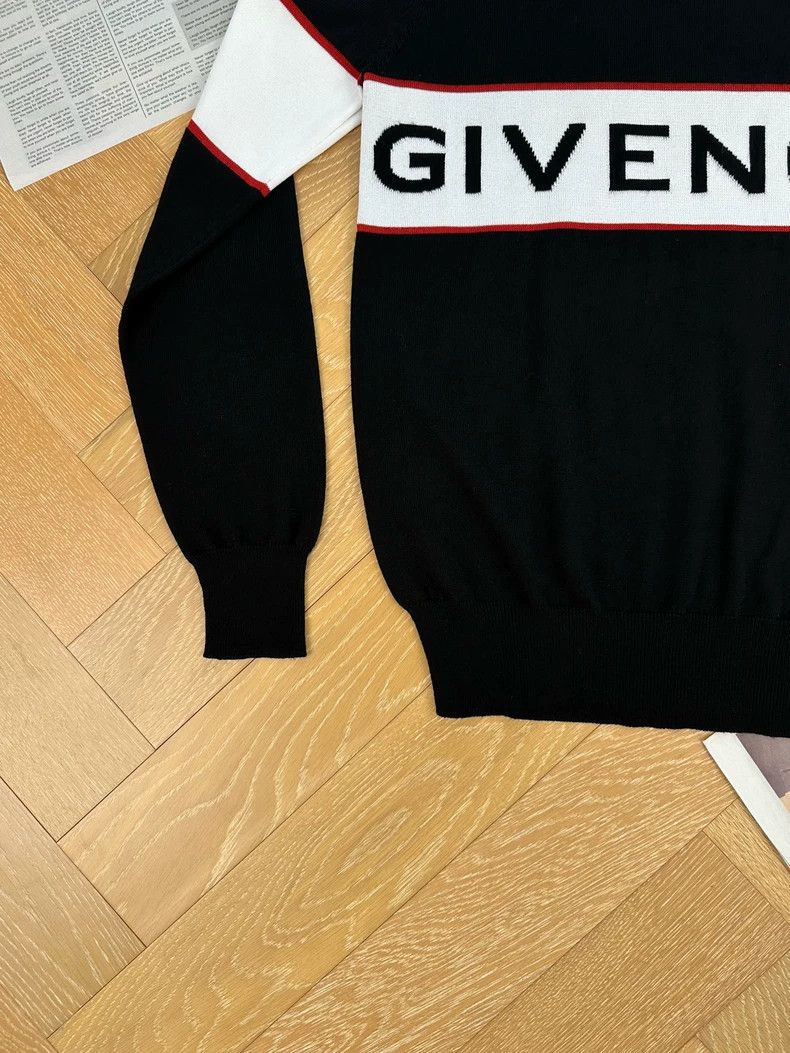 Givenchy Givenchy Casual Embroidered Knit Sweater with Letter Logo, Size US S / EU 44-46 / 1 - 4 Thumbnail