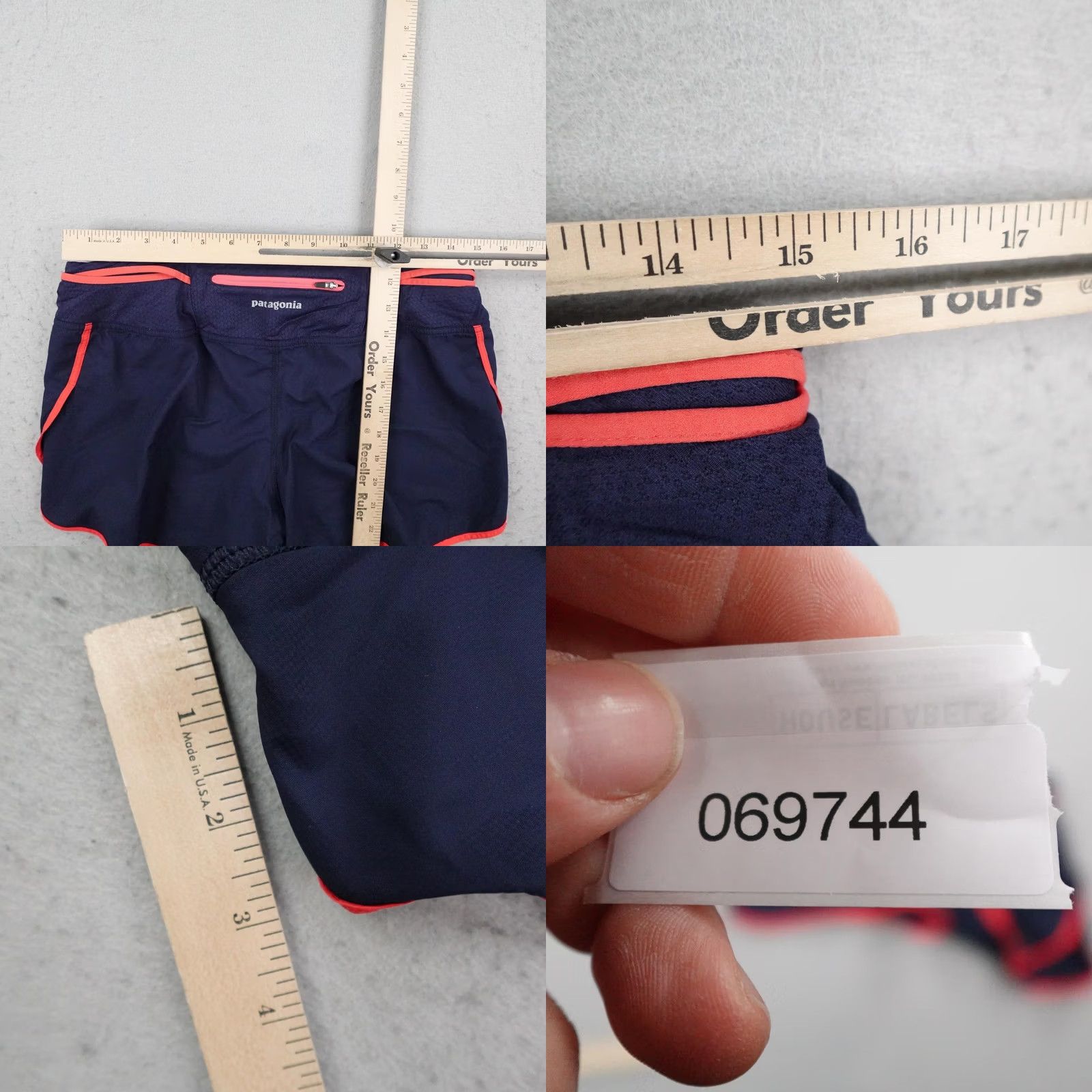 Patagonia Patagonia Womens Medium Blue Pink Strider Pro 3" Trail Running Athletic Shorts Size 32" / US 10 / IT 46 - 8 Thumbnail