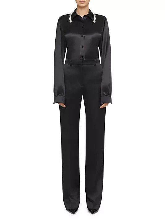 o1w1db10325 Straight Tailoring Pants in Black