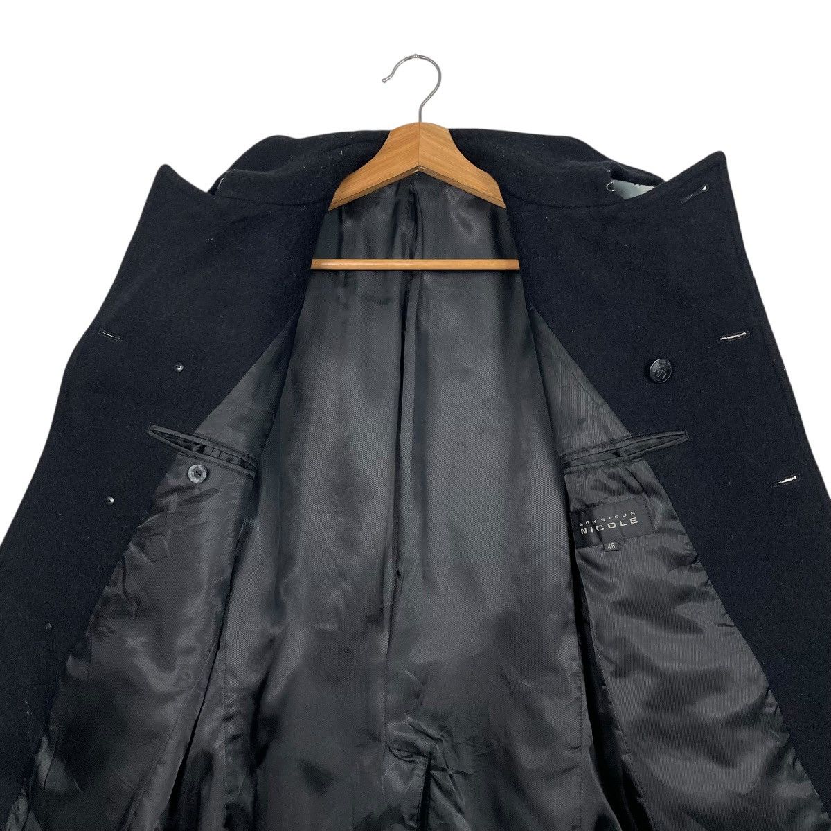 Nicole Club Nicole Monsieur Wool Black Jacket Size US S / EU 44-46 / 1 - 12 Thumbnail
