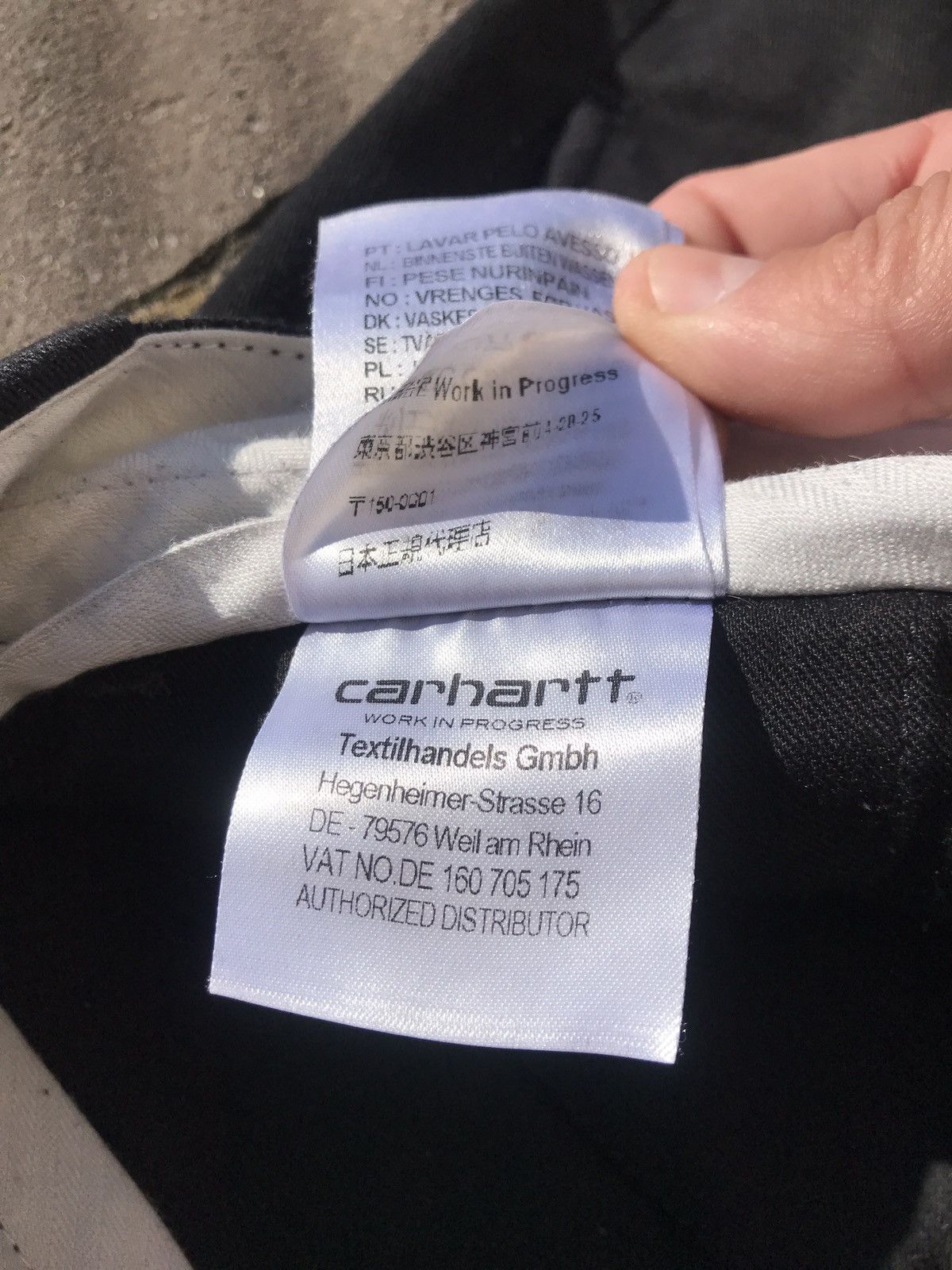Carhartt × Carhartt Wip × Vintage Vintage Carhartt WIP Master Pants 25 Black Pants XXV Size US 30 / EU 46 - 10 Thumbnail