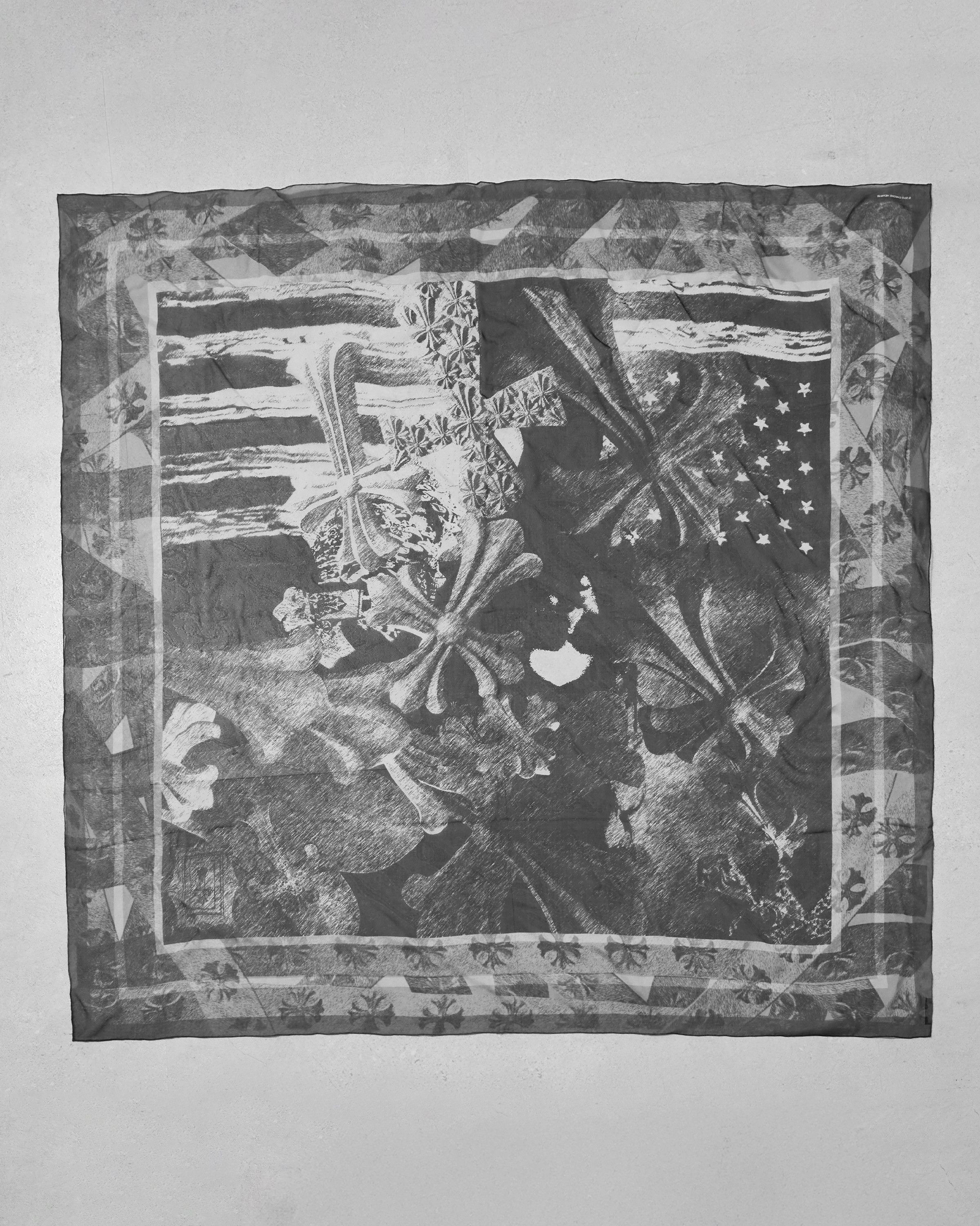 Chrome Hearts CHROME HEARTS Print Silk Scarf Size ONE SIZE - 2 Thumbnail