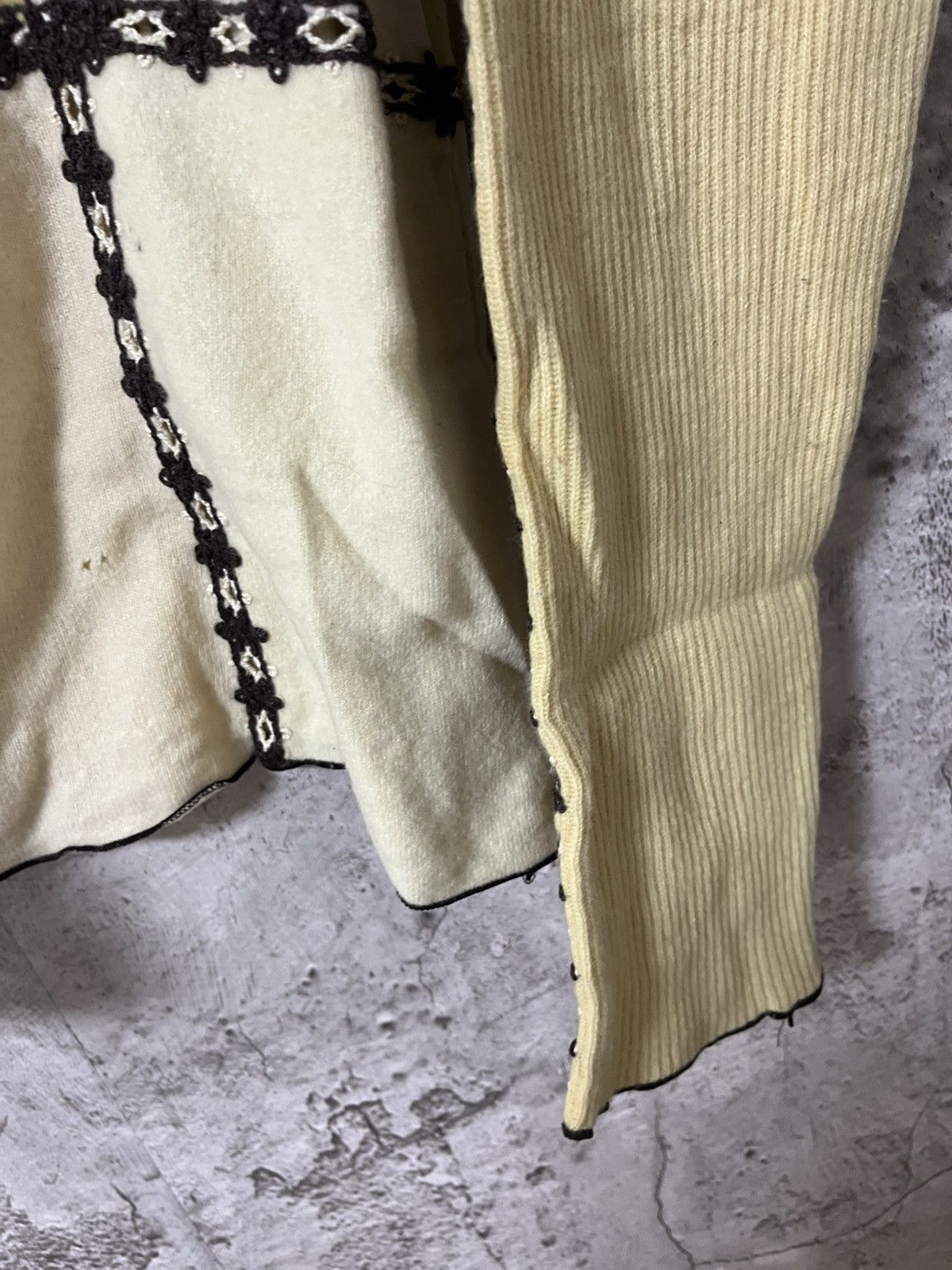 Number (N)ine Number Nine 02AW “nowhere man" cashmere patchwork knit Size US M / EU 48-50 / 2 - 6 Thumbnail