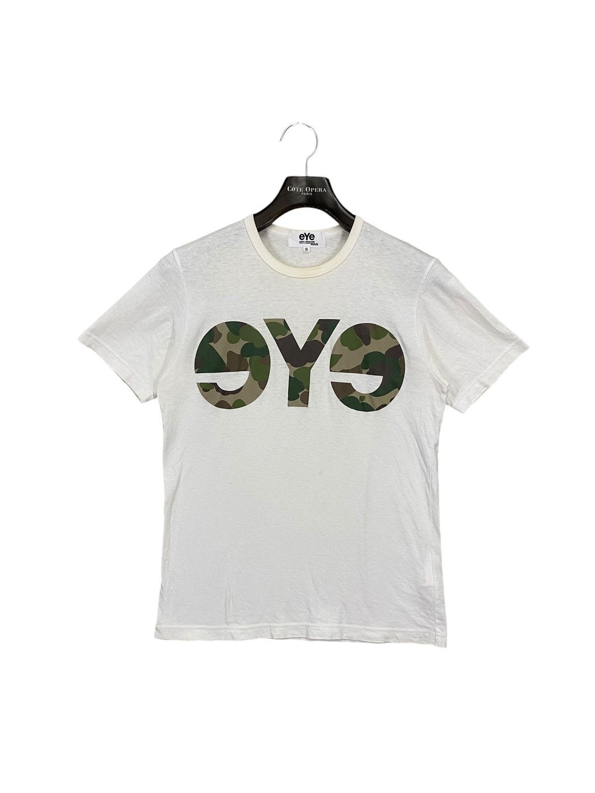 Comme des garcons x junya watanabe eye tshirt spell out