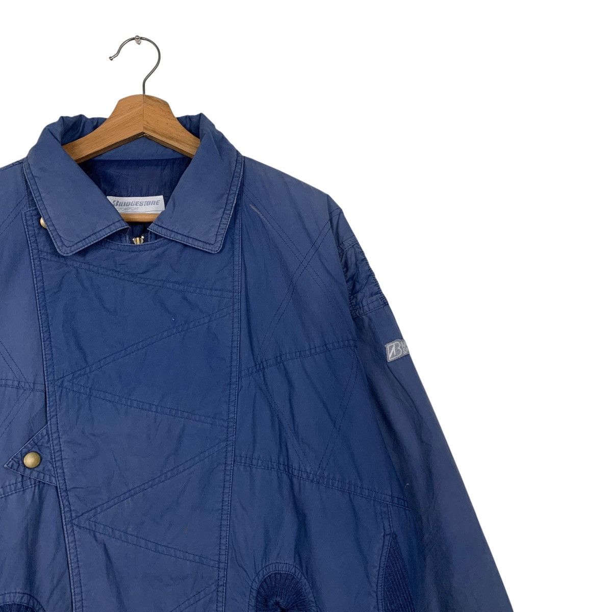 Vintage Vintage 90's BRIDGESTONE Motorsport Jacket #2440-C109 Size US L / EU 52-54 / 3 - 5 Thumbnail