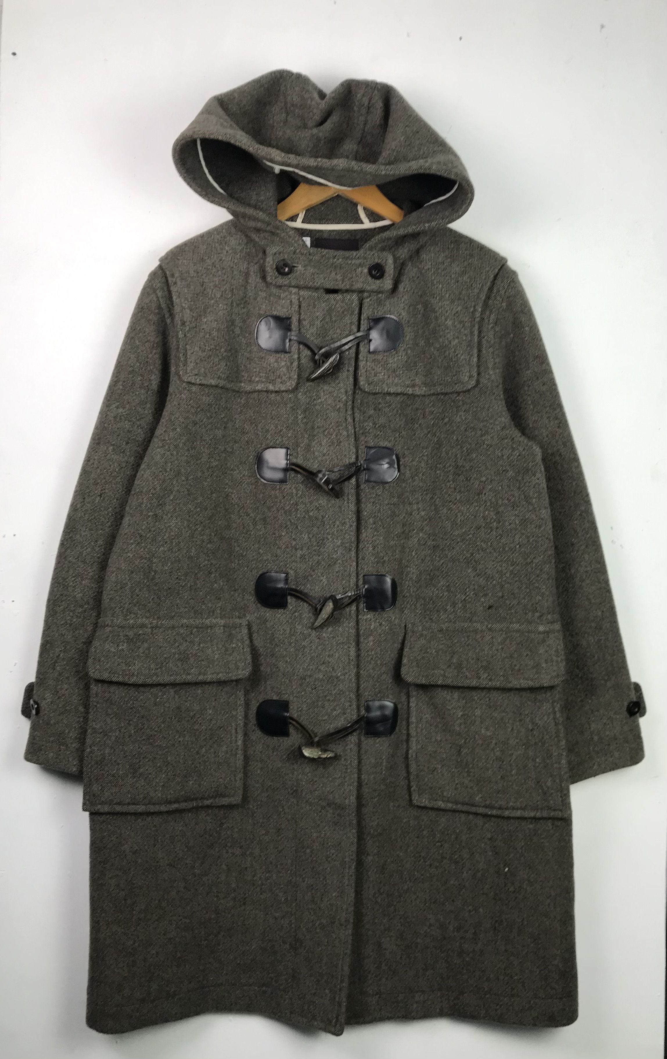 Japanese Brand × Takeo Kikuchi × Vintage Vintage Takeo Kikuchi Duffle Wool Jacket Size US L / EU 52-54 / 3 - 1 Thumbnail
