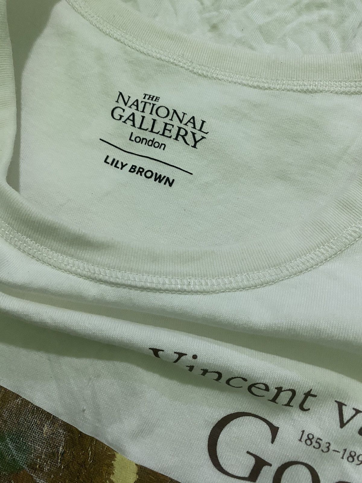 GU × Vintage Vincent Van Gogh the national Gallery lily Brown Shirt Size US M / EU 48-50 / 2 - 3 Thumbnail
