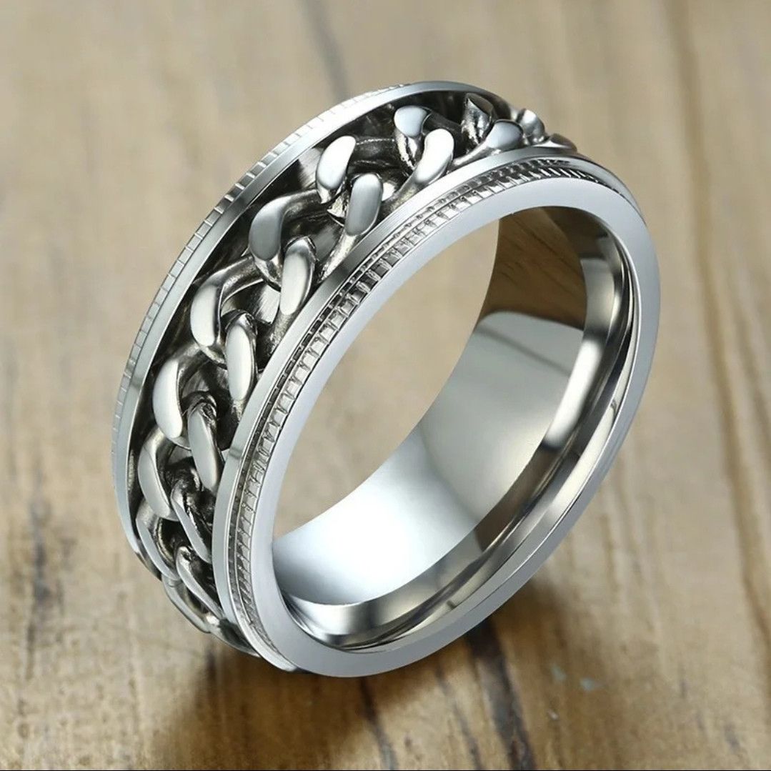 Jewelry Spinner Chain Design Ring Size ONE SIZE - 1 Thumbnail