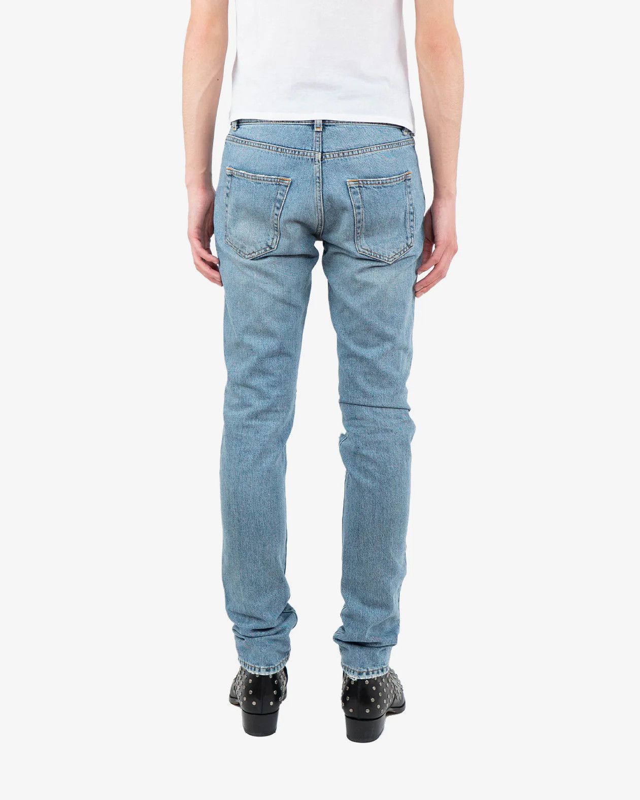 Saint Laurent Paris D02 Kneeripped Denim Size US 28 / EU 44 - 8 Thumbnail