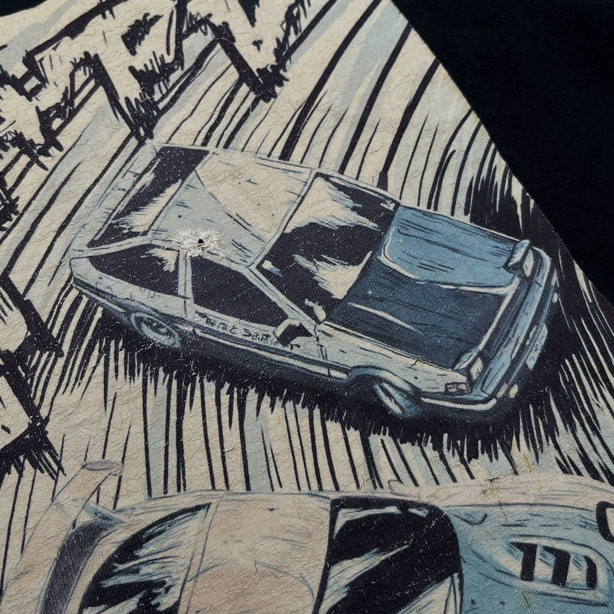 Anime Vintage Y2K Initial D Anime Nice Drift Scene Takumi Fujiwara Size US L / EU 52-54 / 3 - 5 Thumbnail