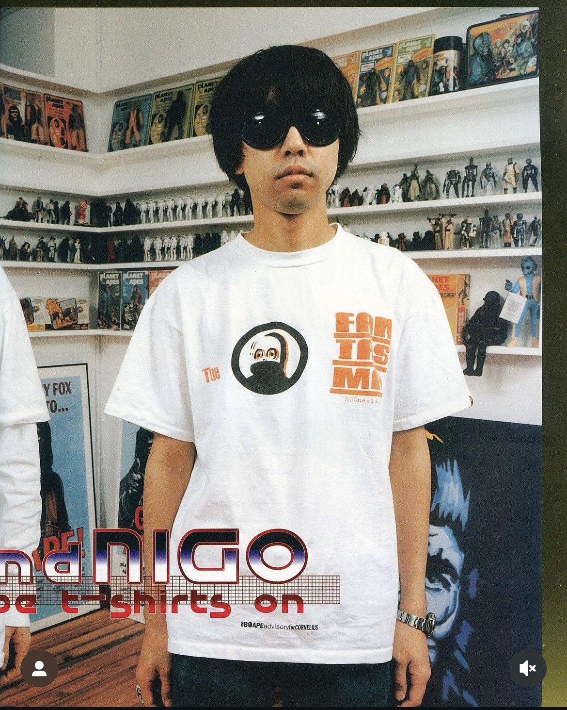 Bape OG 1997 aBAPE advisory for CORNELIUS "The FANTASMA" Tee Size US M / EU 48-50 / 2 - 12 Thumbnail