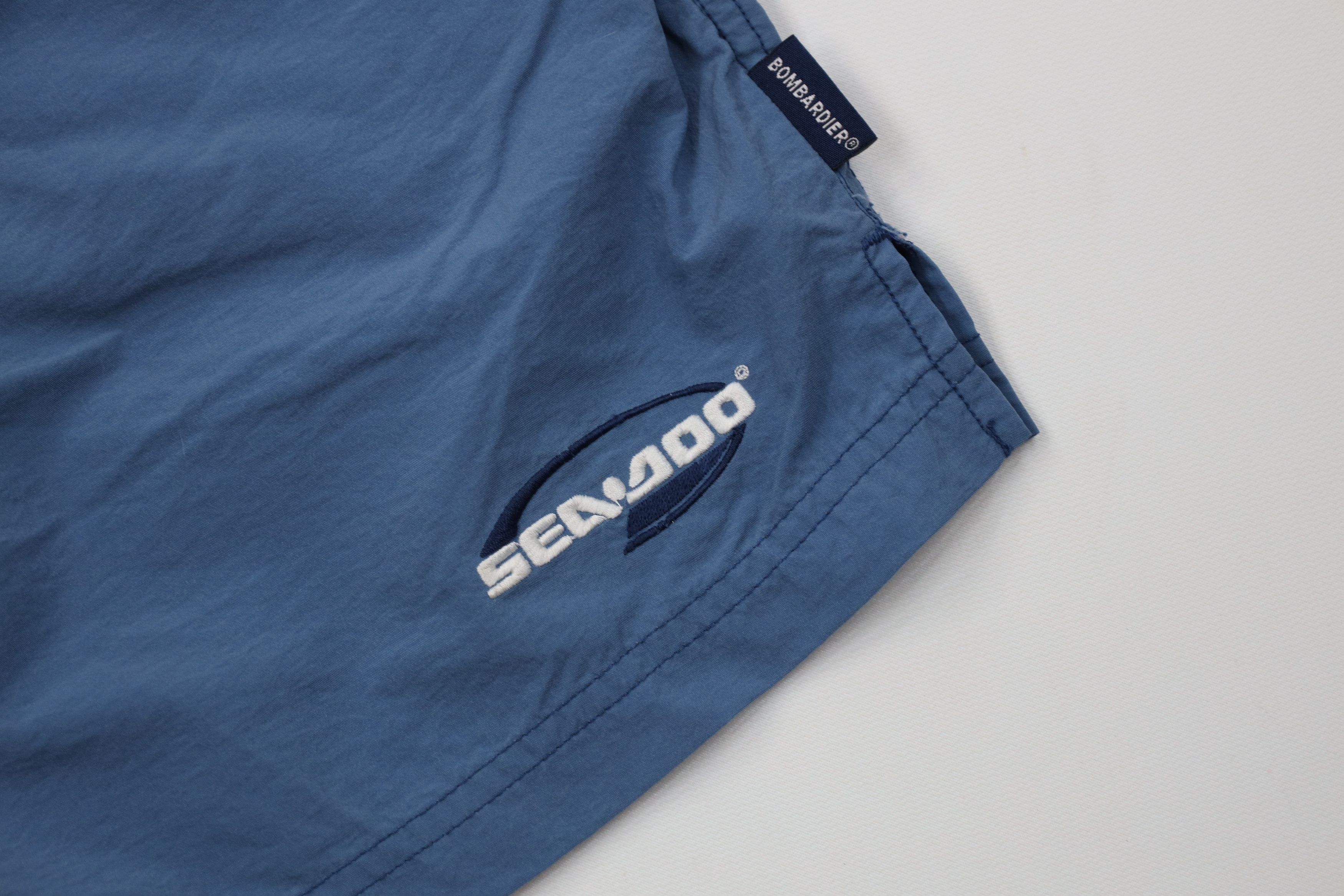 Vintage Vintage 90s Sea Doo Bombardier Lined Shorts Swim Trunks Size US 38 / EU 54 - 5 Thumbnail