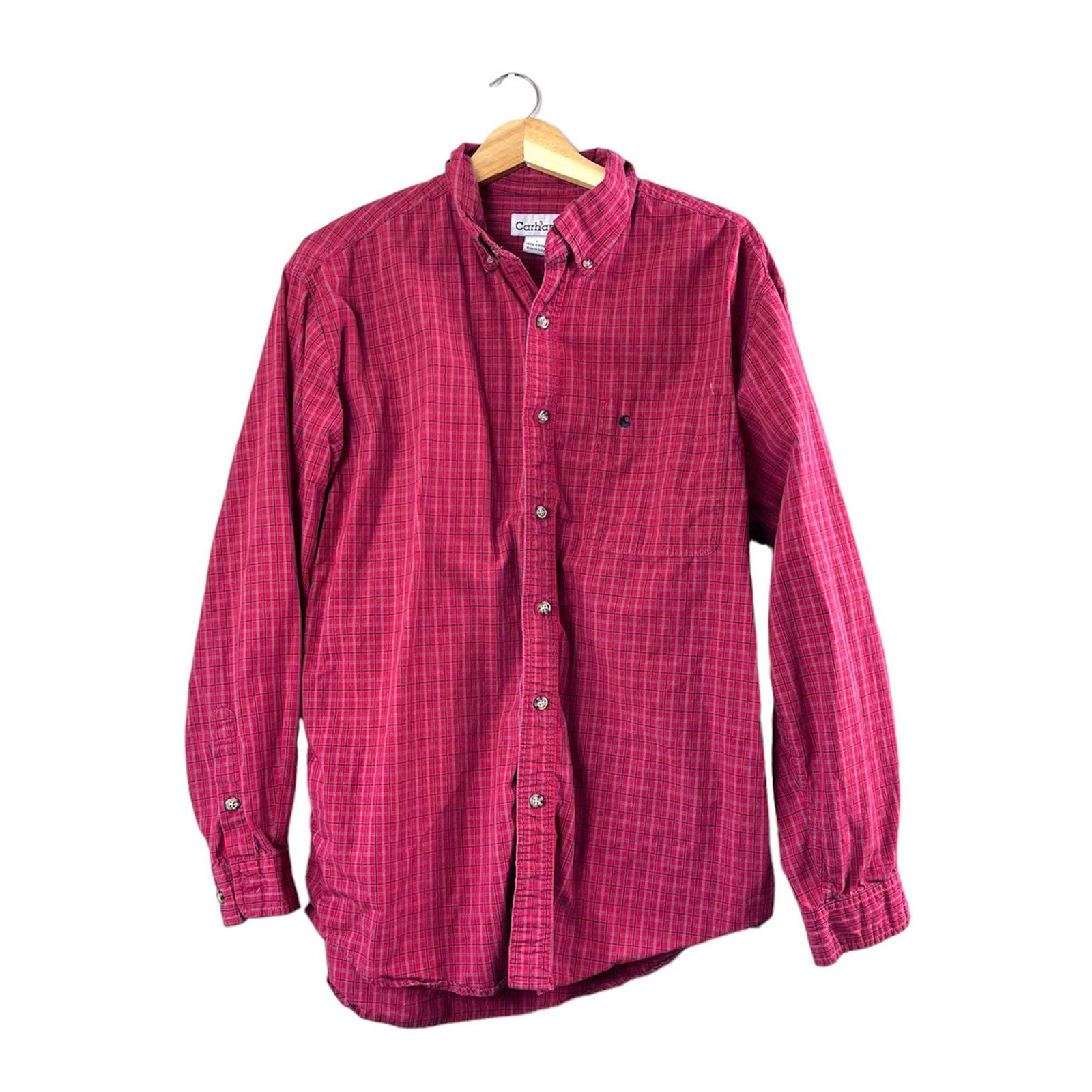 Carhartt Red Men's Carharrt Button Front Shirt L Size US L / EU 52-54 / 3 - 1 Thumbnail