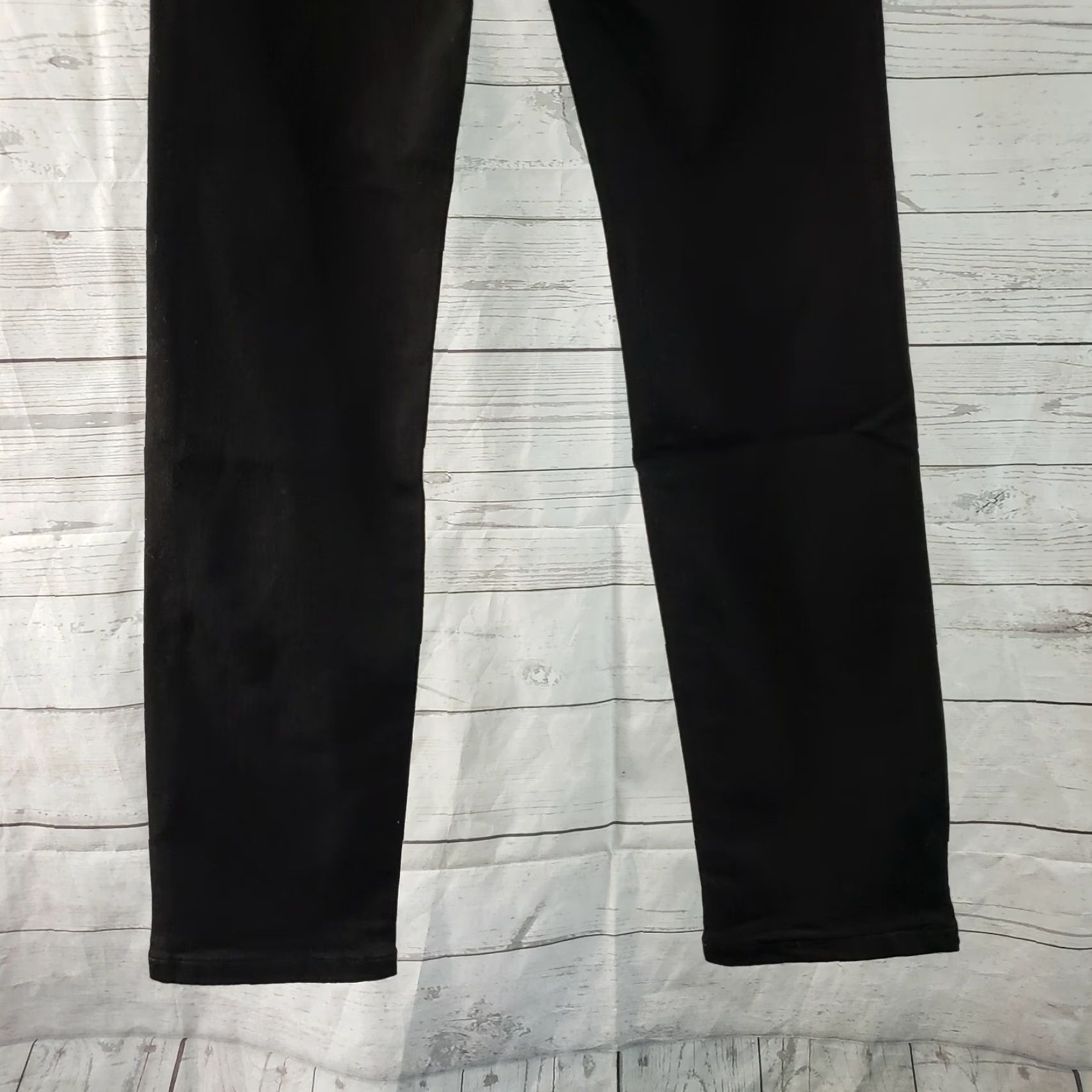 Everlane Everlane Womens High Rise Slim Straight Jeans Sz 23 Solid Black Button Fly Size 40" / US 18 - 5 Thumbnail
