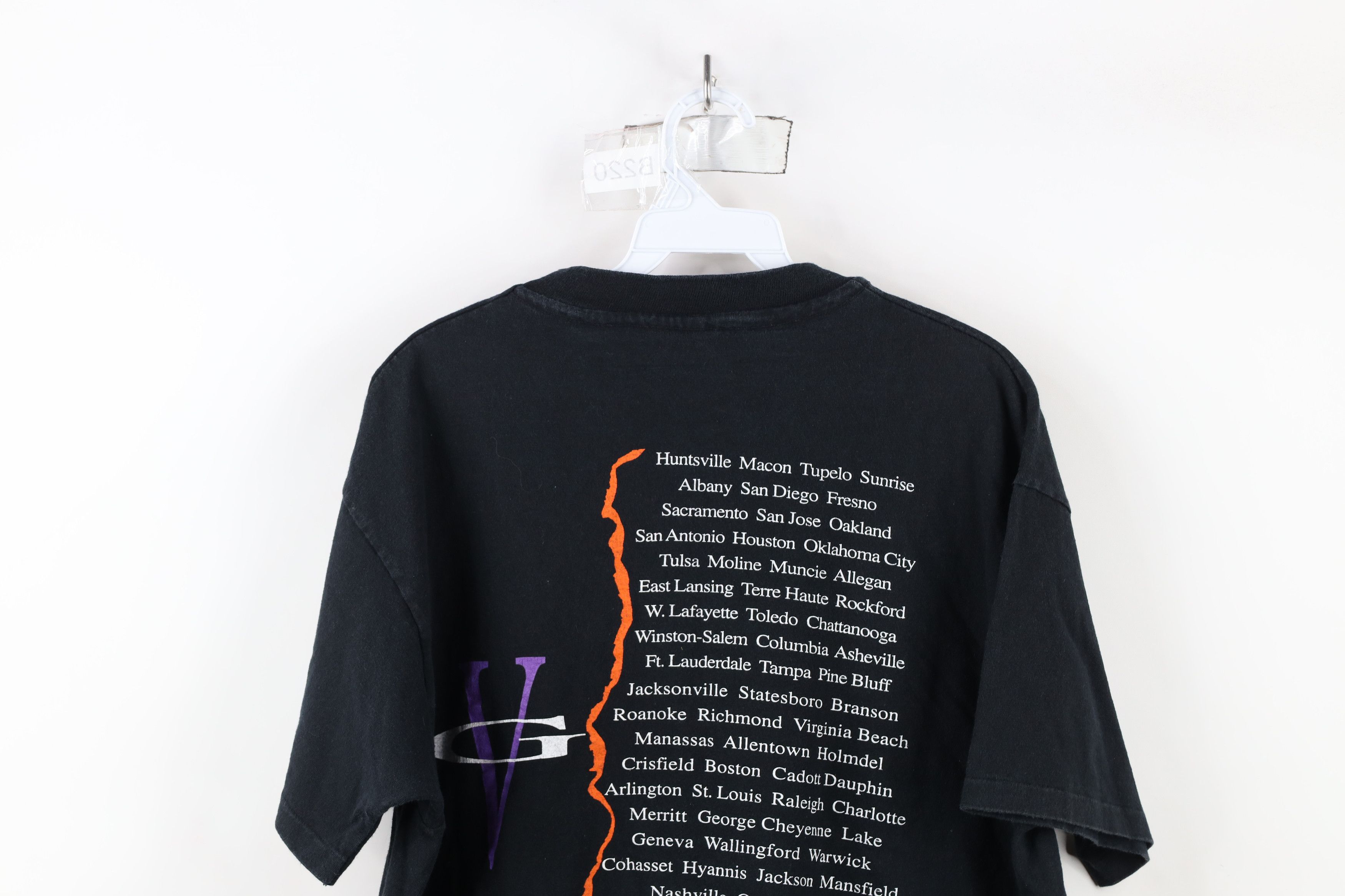 Vintage Vintage 90s Gill Band Short Sleeve T-Shirt Black Cotton USA Size US XL / EU 56 / 4 - 13 Thumbnail