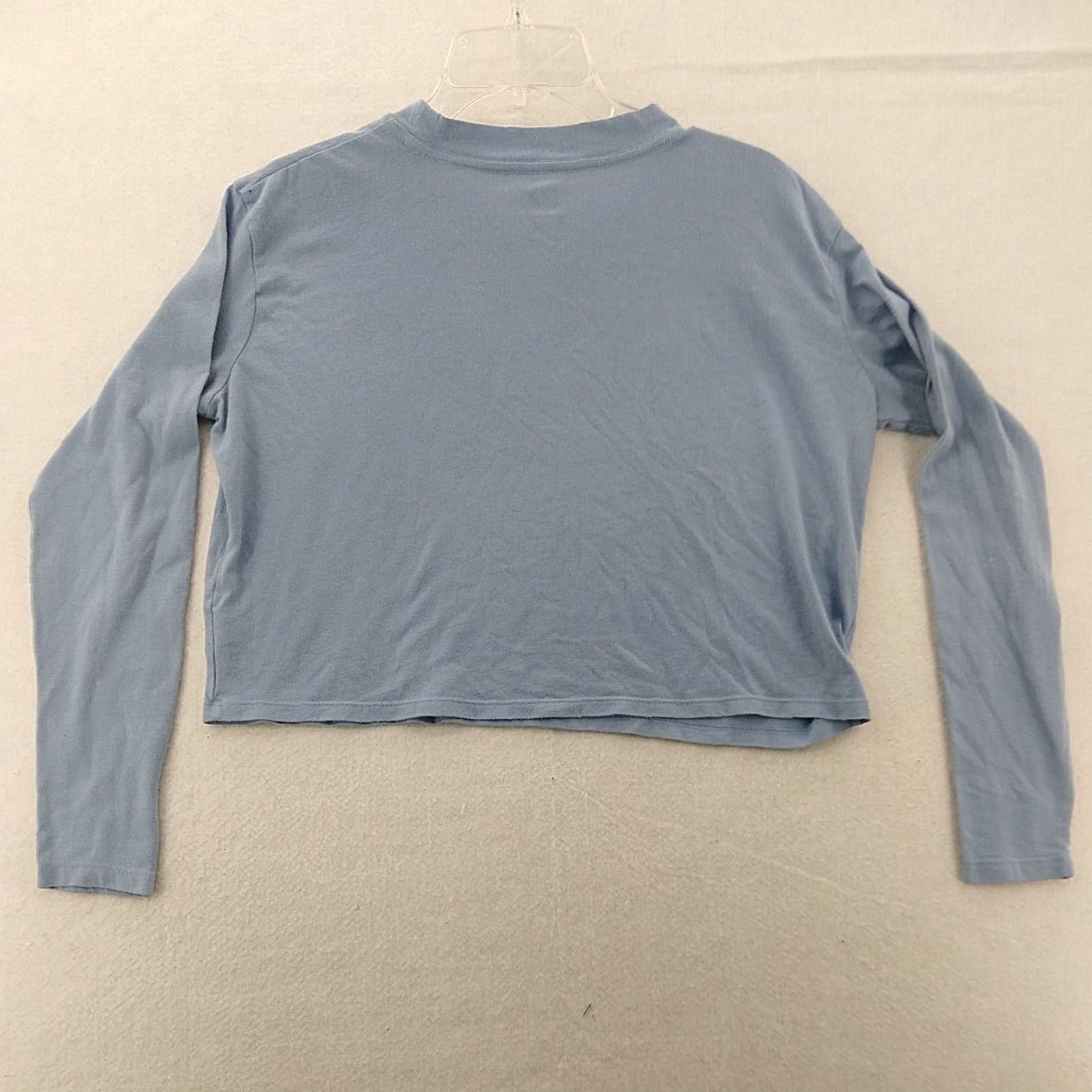 Vintage Victoria Secret VS PINK Shirt Women Sz Small Long Sleeve T Shirt Center Logo Blue Size S / US 4 / IT 40 - 2 Thumbnail