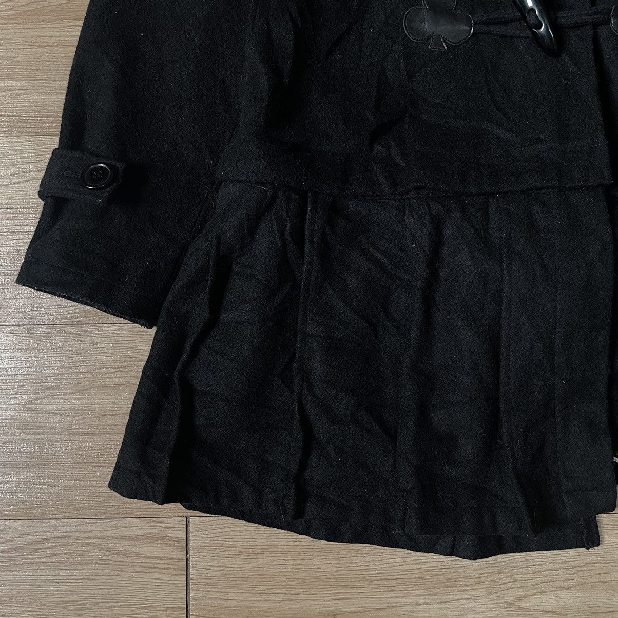 14th Addiction 🇯🇵 Hell Cat Punks Goa Asymmetrical Wool Jacket Leopard Fur Size S / US 4 / IT 40 - 6 Thumbnail